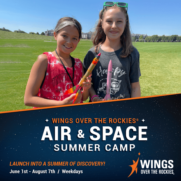 Wings Over the Rockies Air & Space Museum Facebook ad: Summer Camp Fun