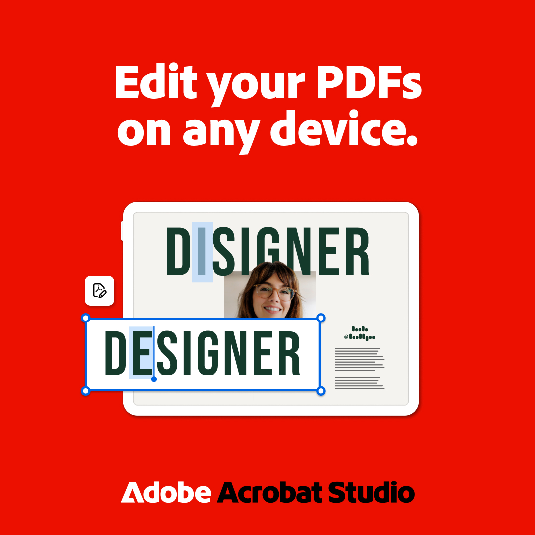 Adobe Acrobat Facebook ad