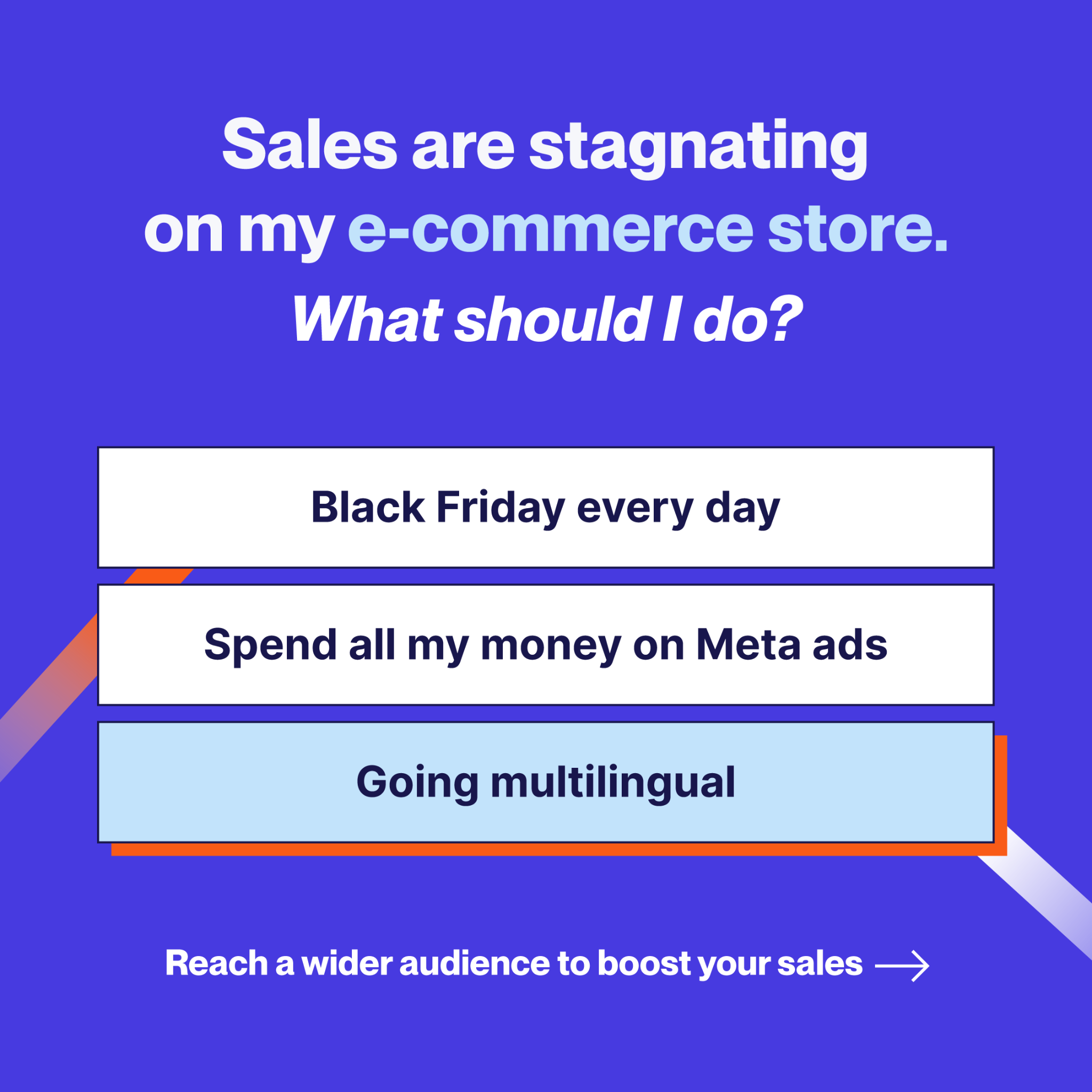 Weglot Facebook ad