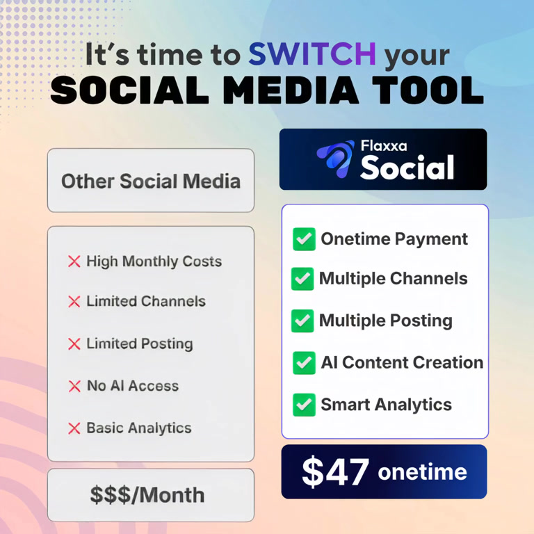 Flaxxa Social Facebook ad: Chat with us on Whatsapp