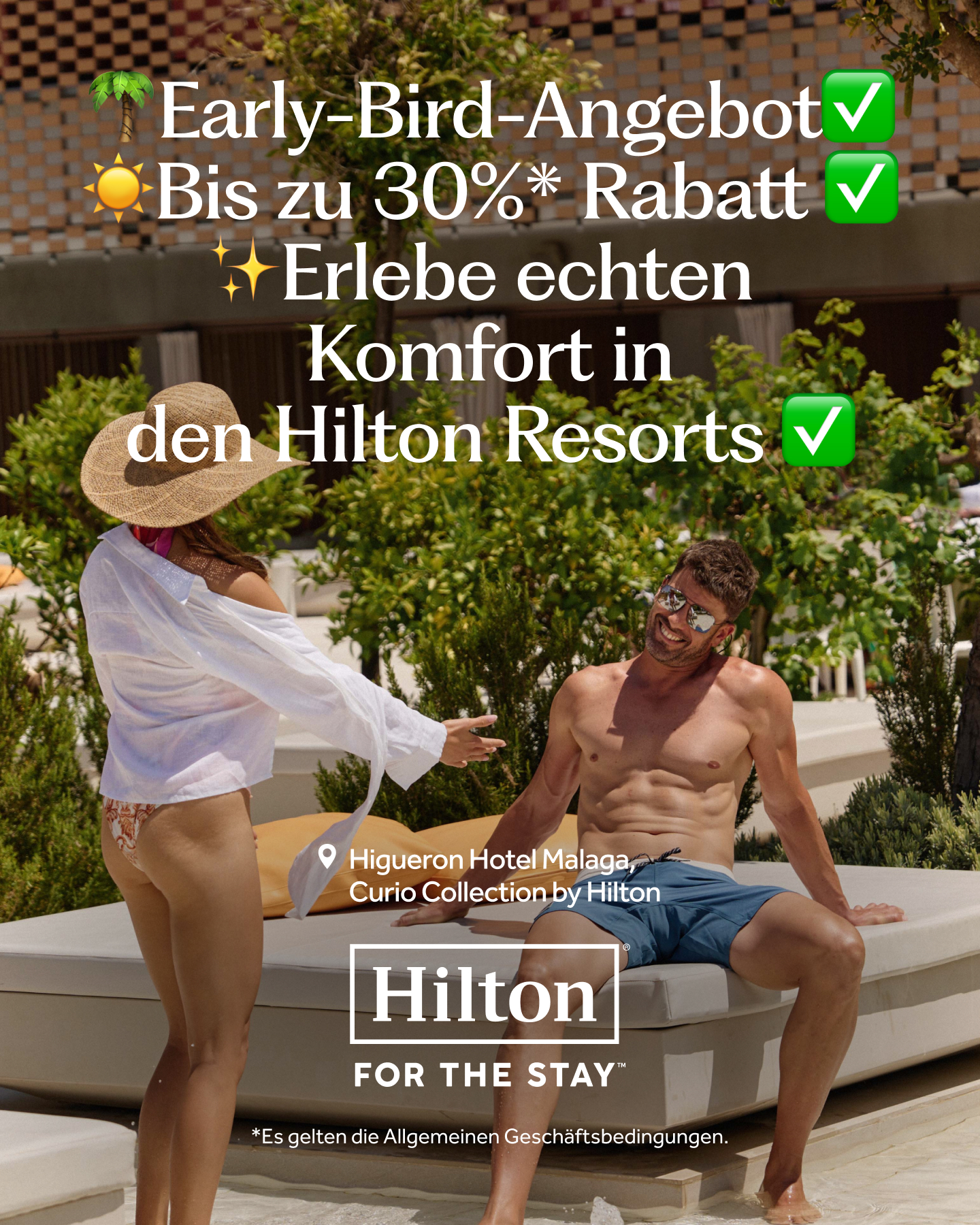 Hilton Facebook ad