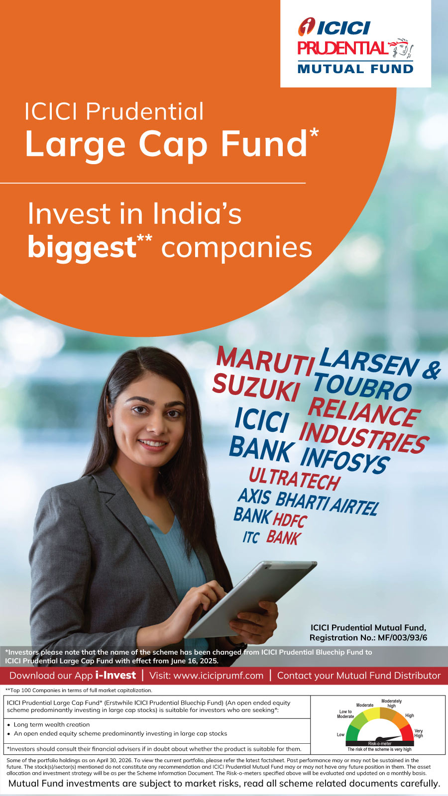 ICICI Prudential Mutual Fund Facebook ad