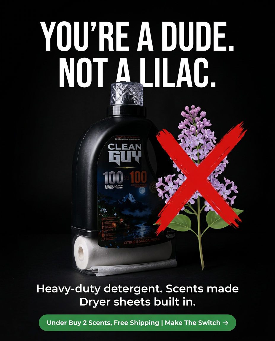 Clean Guy Facebook ad