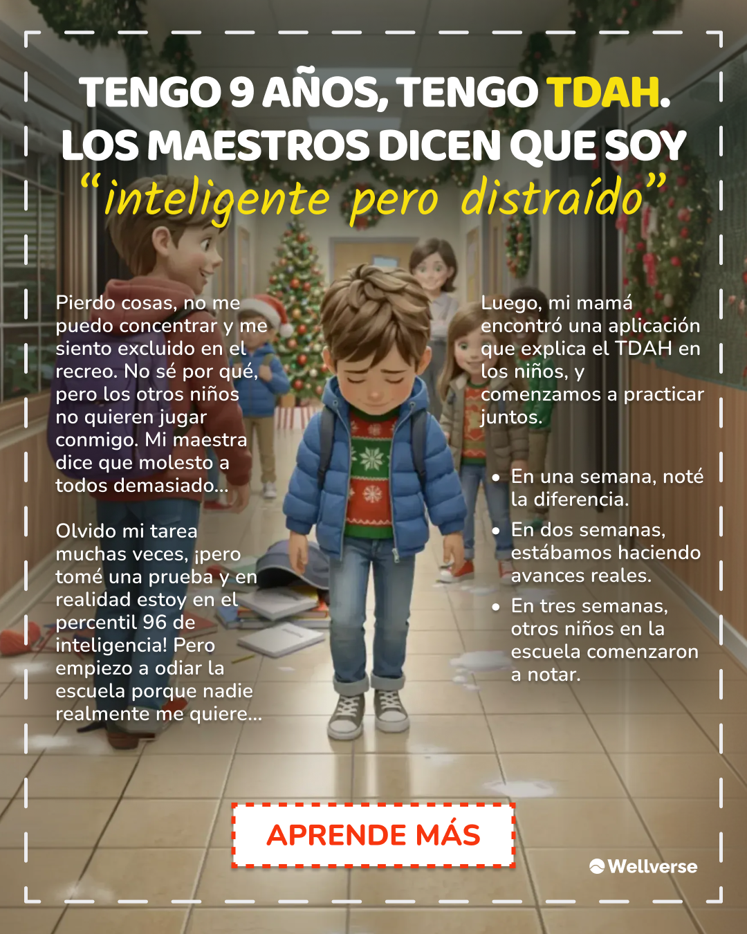Parenting Champion Facebook ad: ¡Encontrá tu calma en minutos!