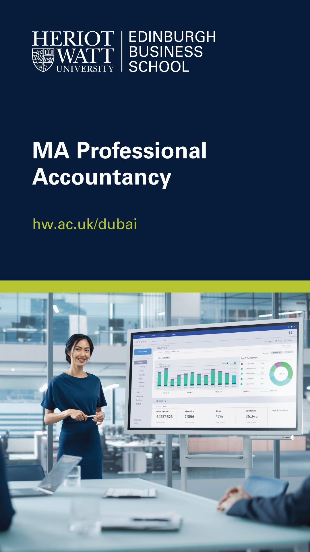 Edinburgh Business School Dubai Facebook ad