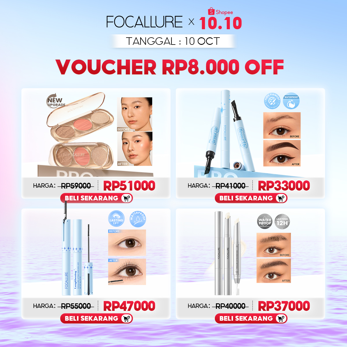 Focallure Beauty Indonesia Facebook ad