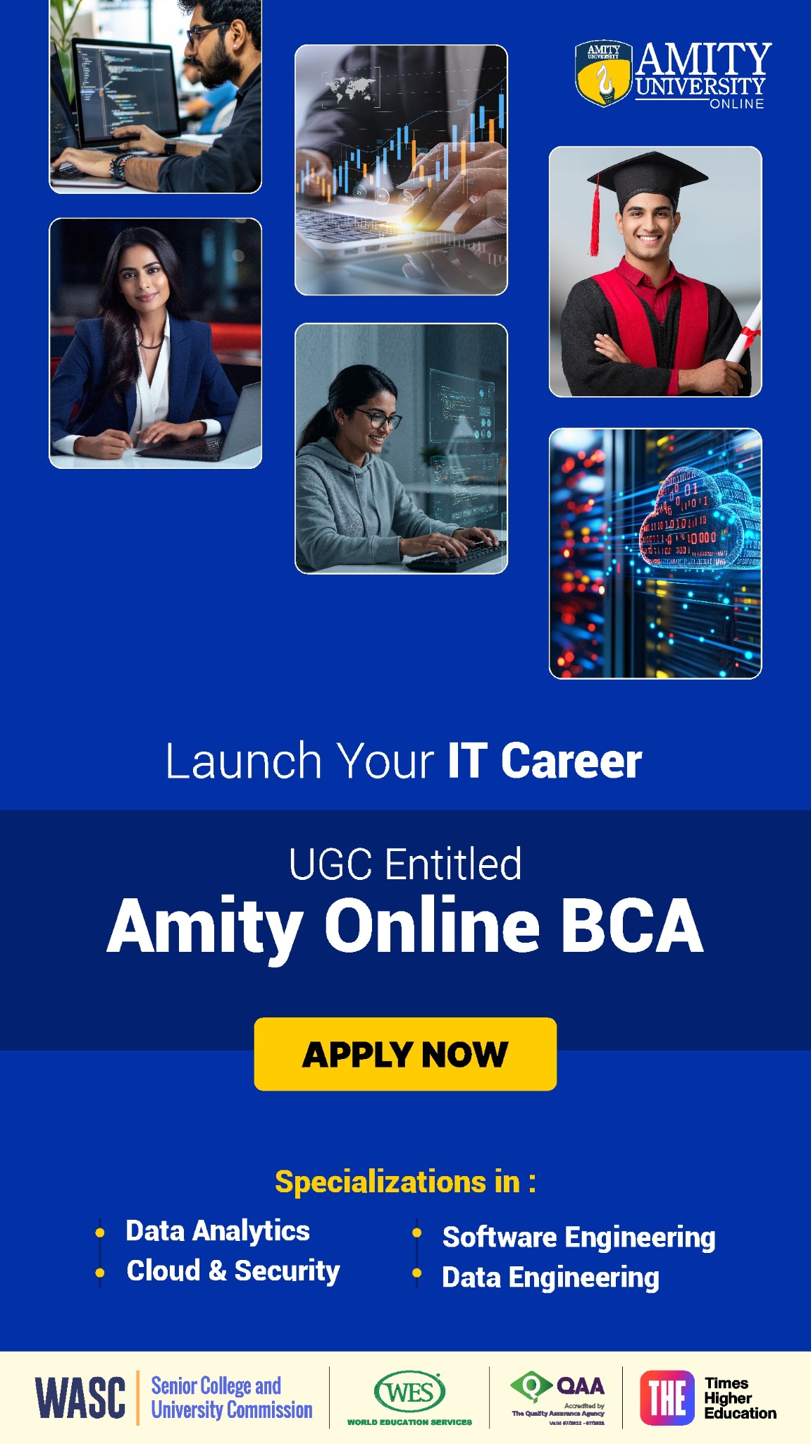 Amity Online Facebook ad