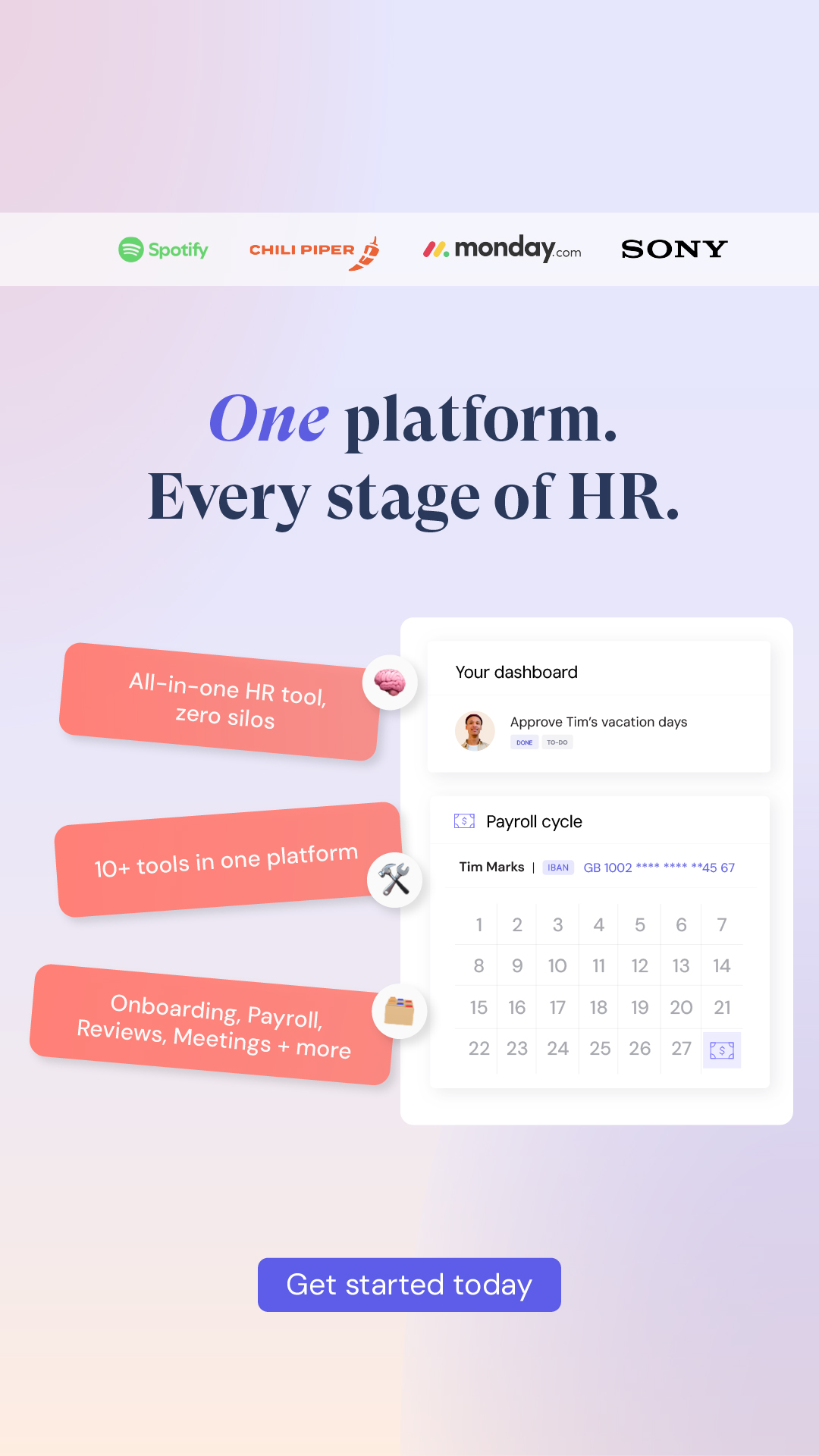 Leapsome Facebook ad