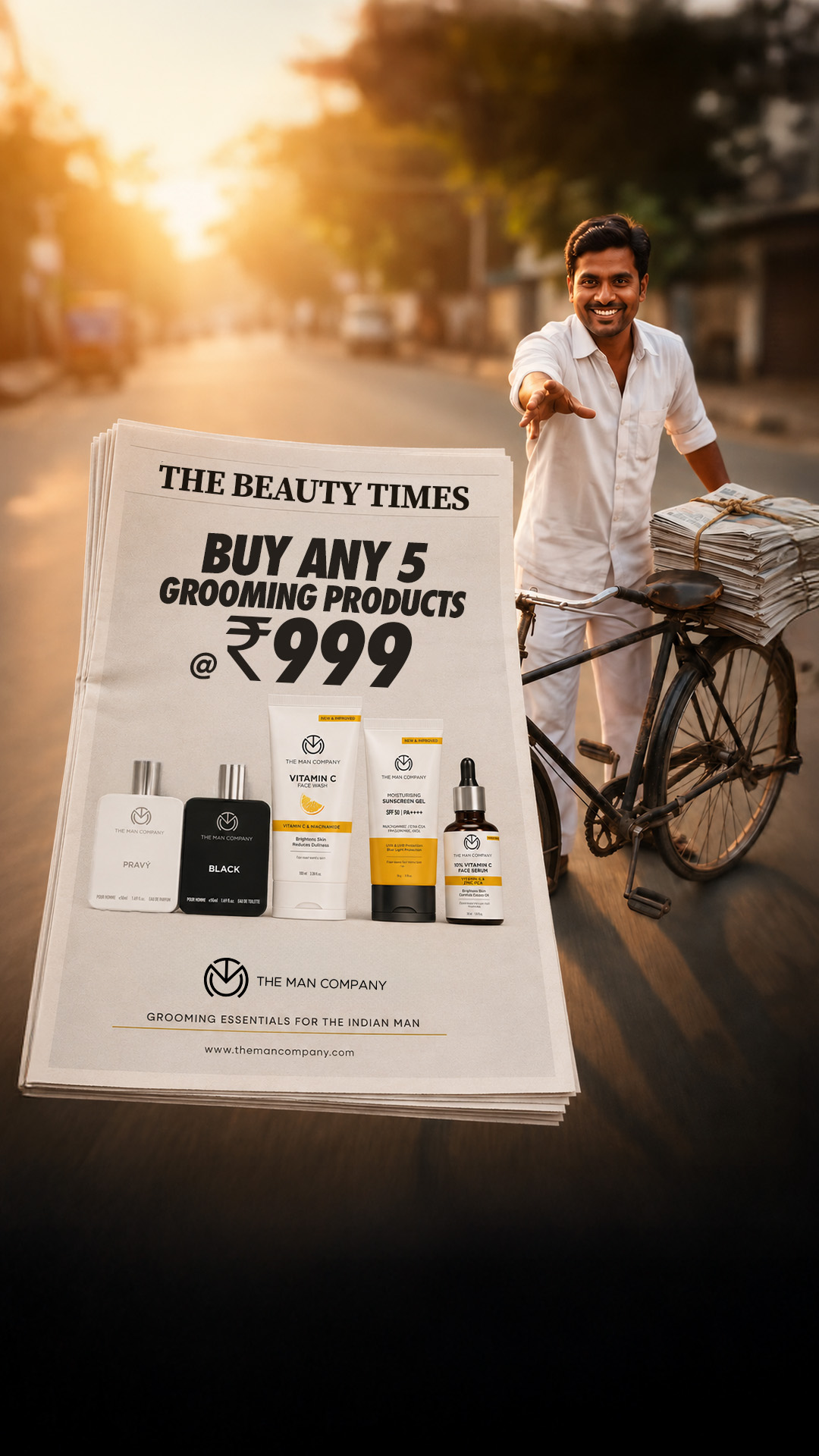 TheManCompany Facebook ad