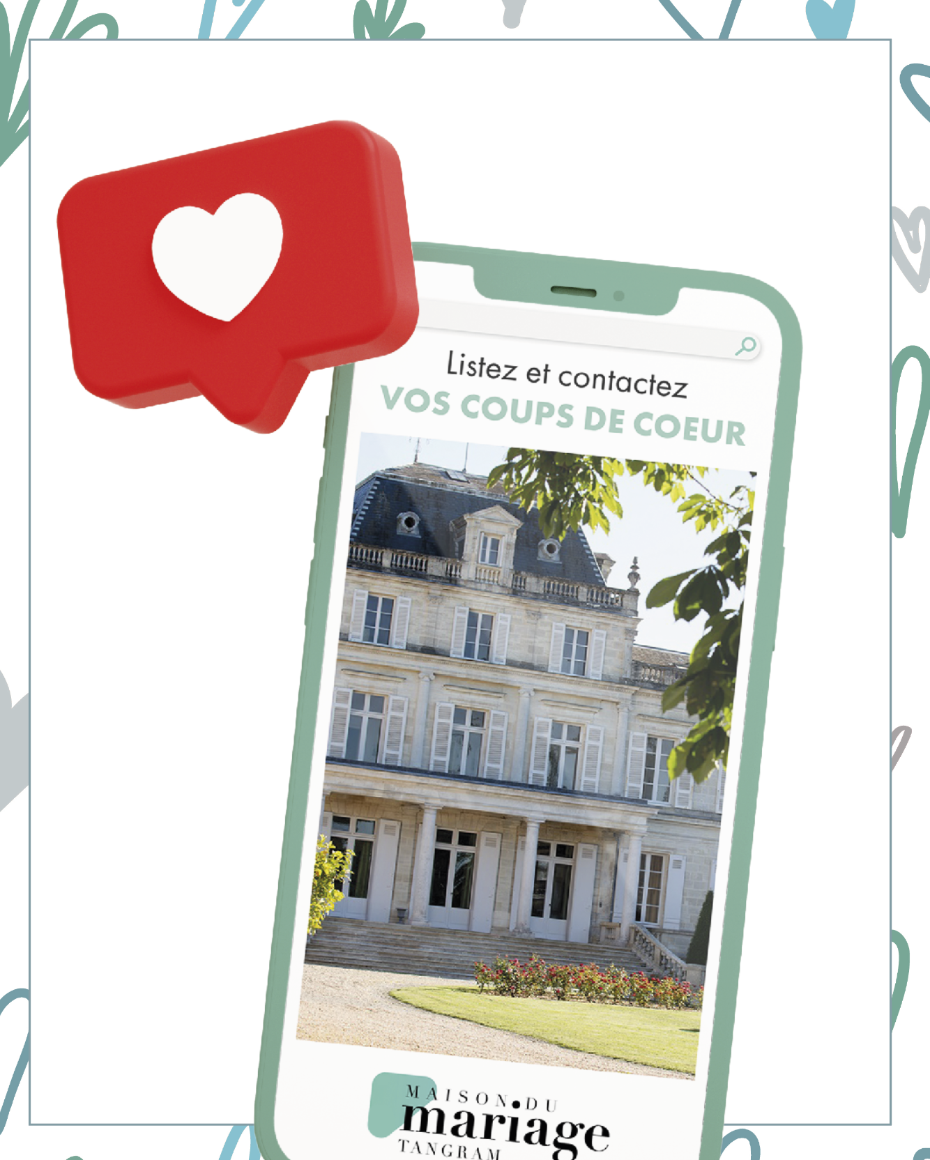 Maison du Mariage Facebook ad: En pleine organisation de votre mariage?