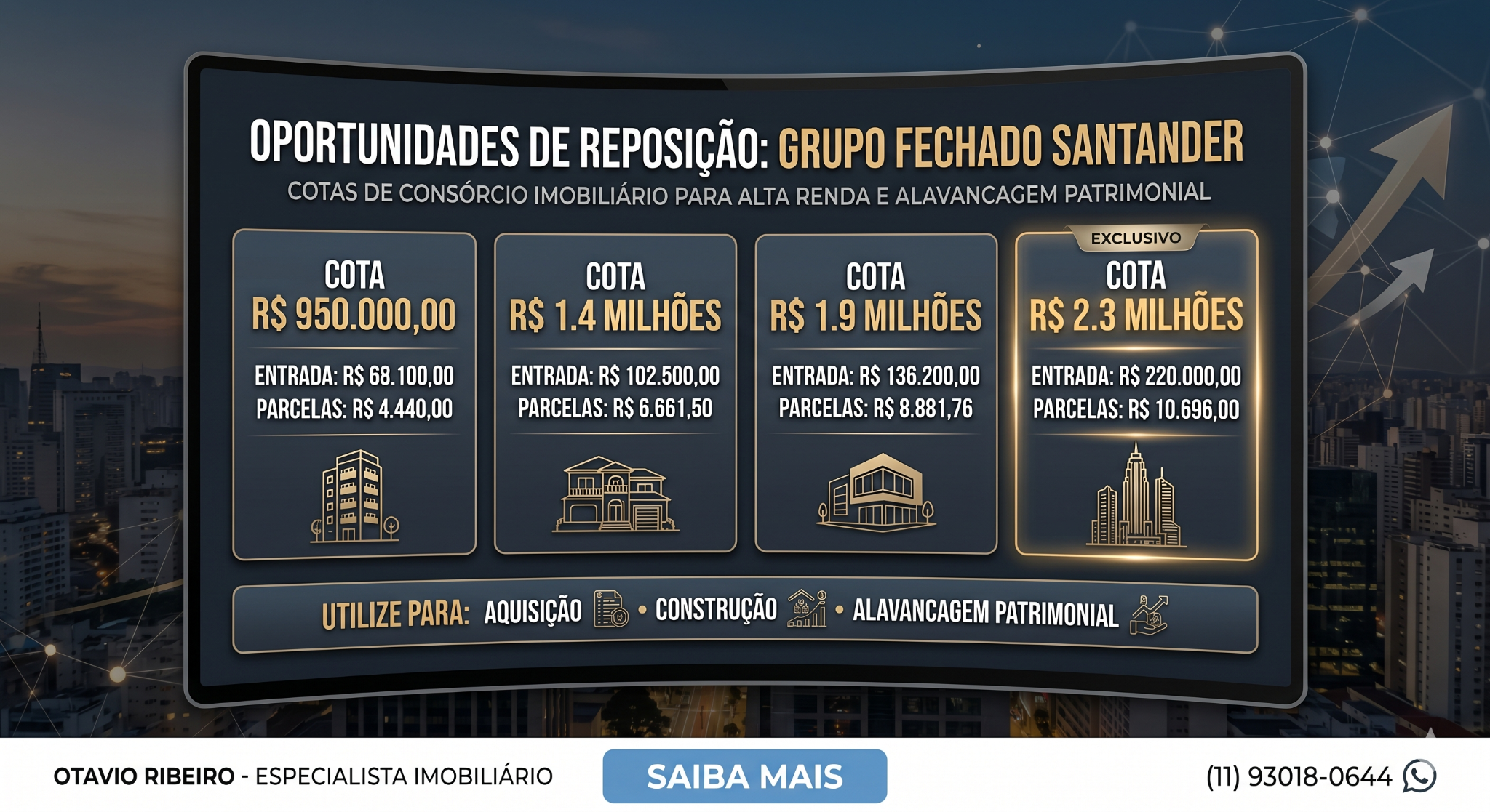 Oribeiroconsorcio Facebook ad from Jun 27, 2026
