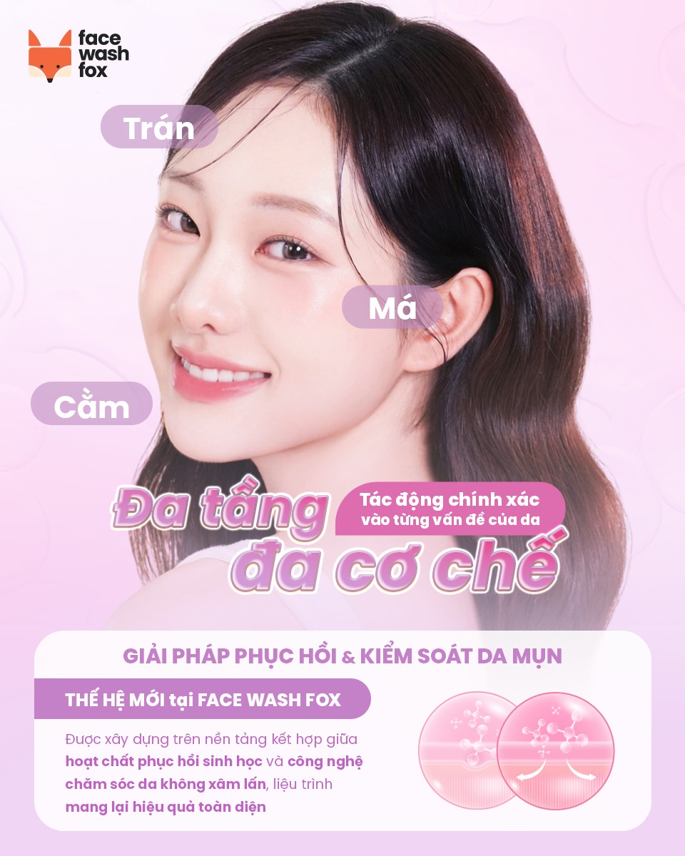Face Wash Fox Facebook ad: ĐẨY LÙI NÁM SẠM, TỰ TIN CHÀO HÈ…
