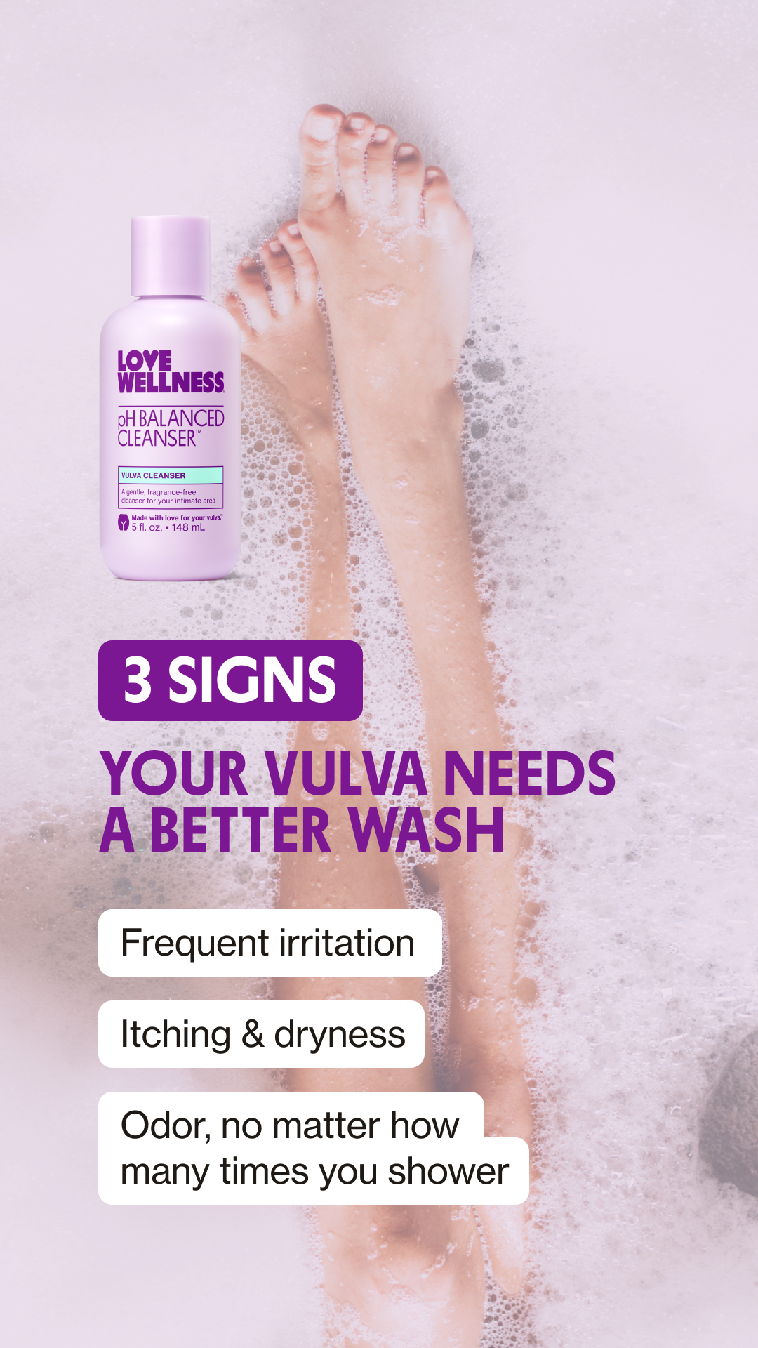 Love Wellness Facebook ad