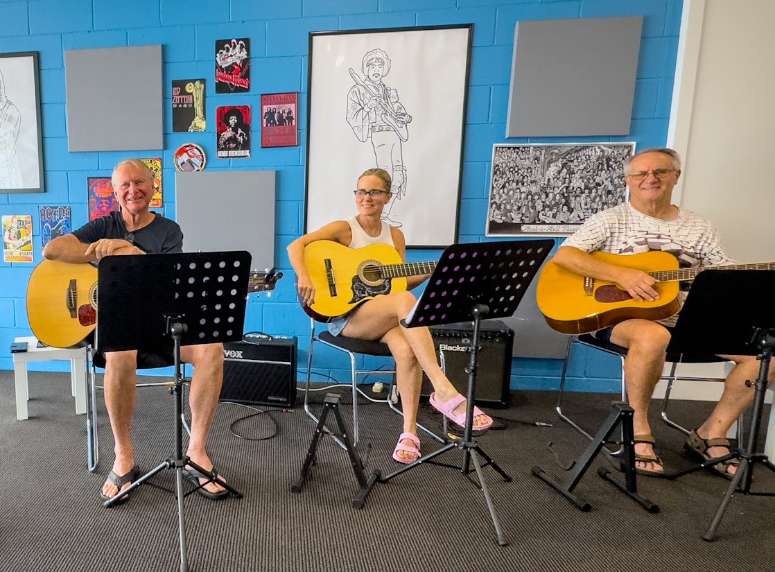 Matrix Guitar School, Sunshine Coast QLD Facebook ad: Ready to ROCK?!