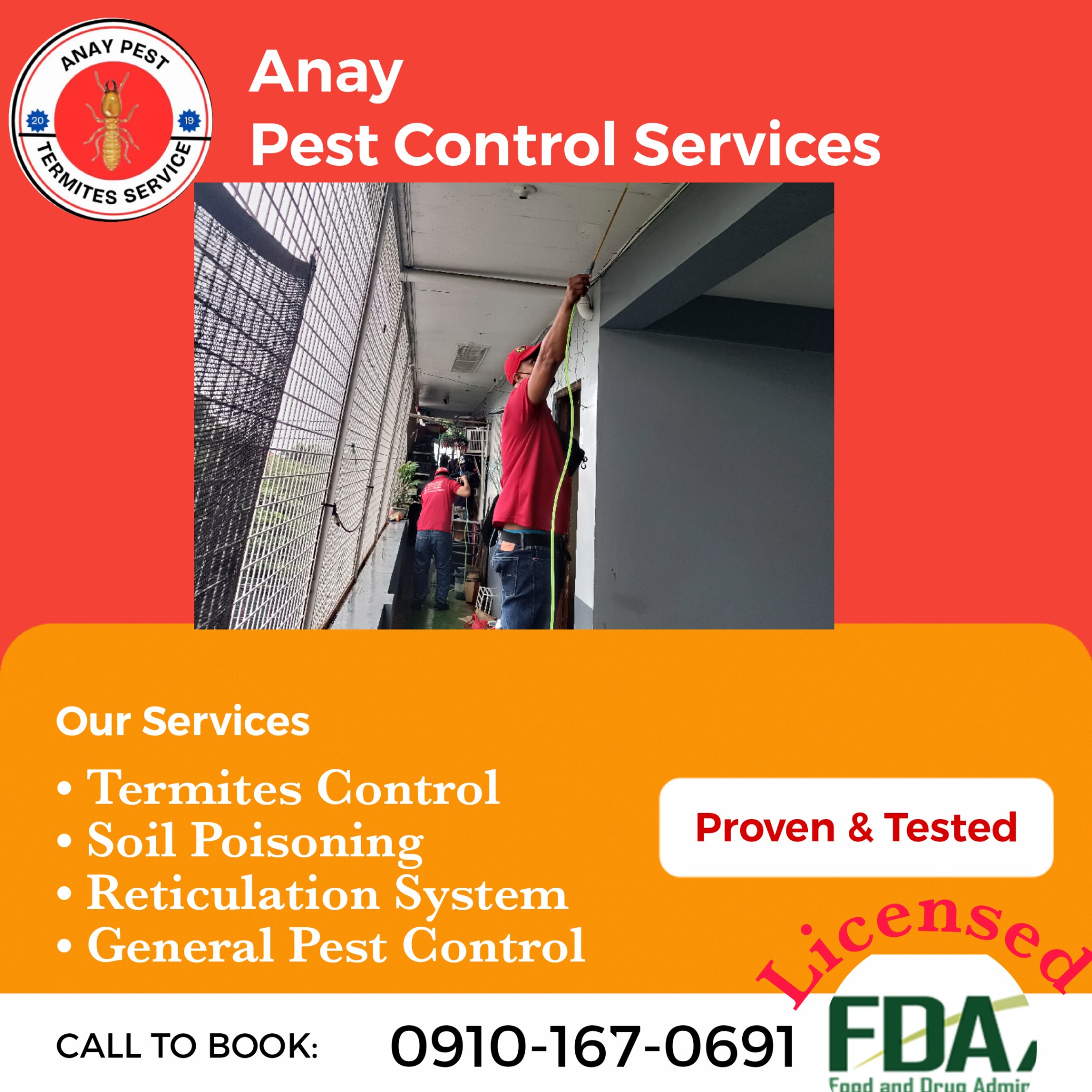 Anay Control Services Facebook ad: Don’t wait until it’s too late!