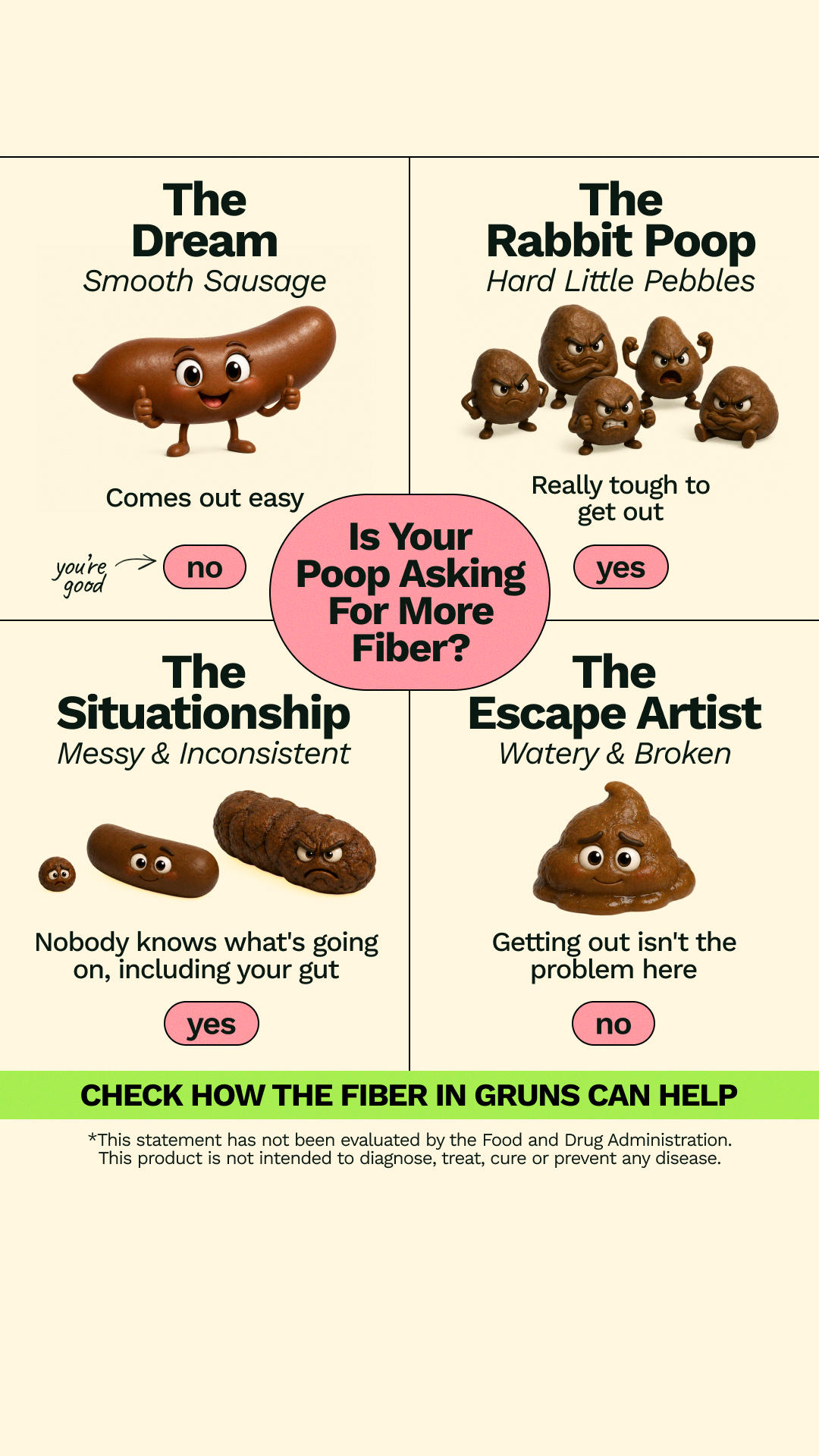 Grüns Facebook ad