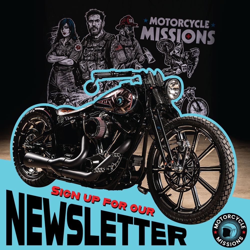 Motorcycle Missions Facebook ad: Stay up to date!