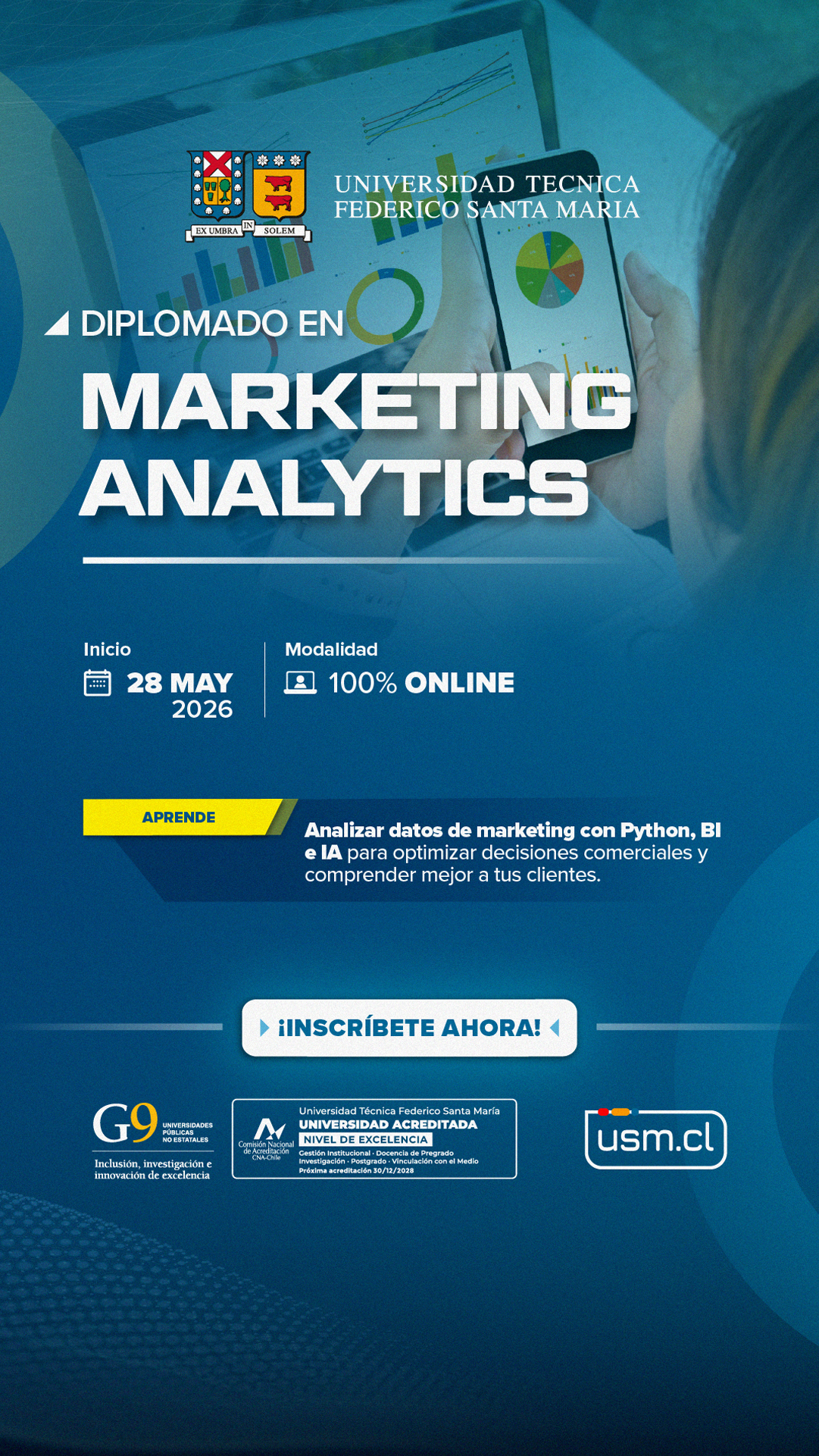 Postgrados y Educación Continua USM Facebook ad