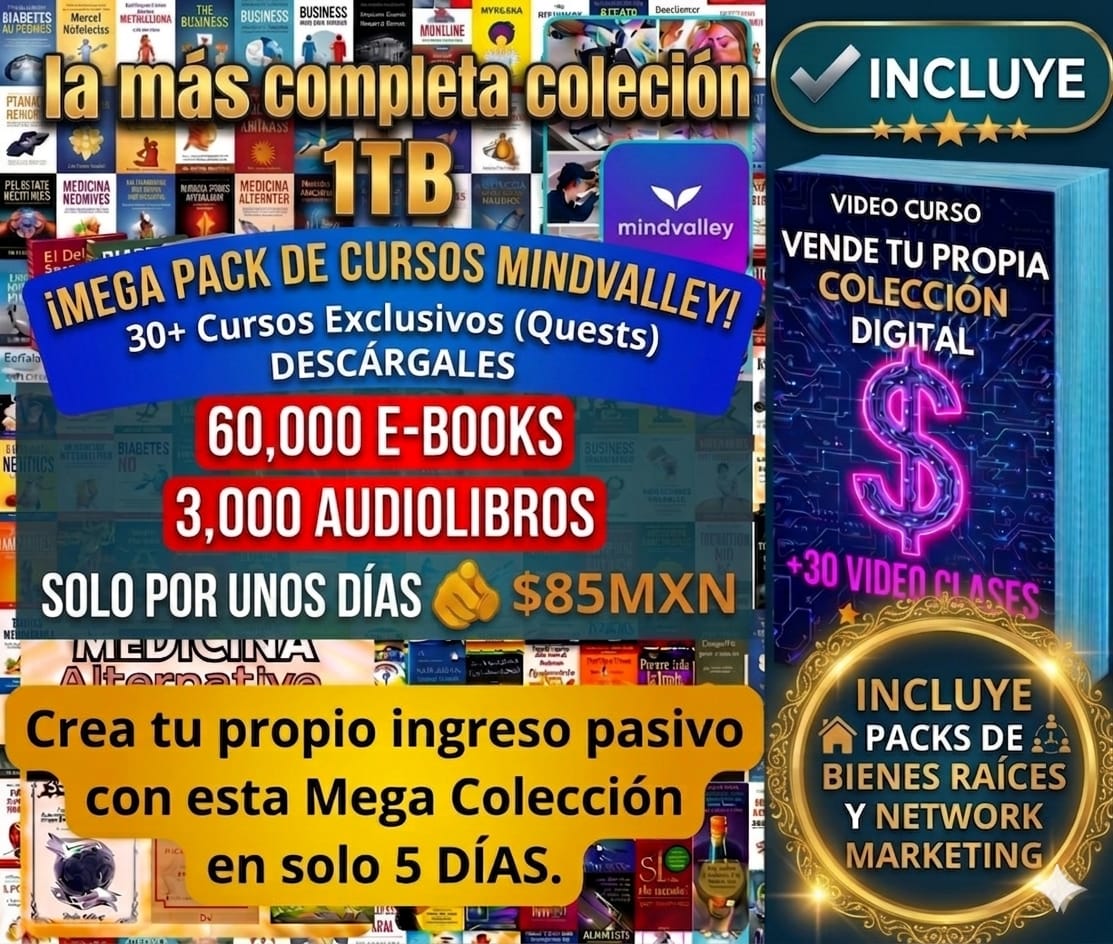 Productos Digitales Facebook ad: LA MEGABÓVEDA DIGITAL 2026: EL ACERVO GLOBAL DEFINITIVO.