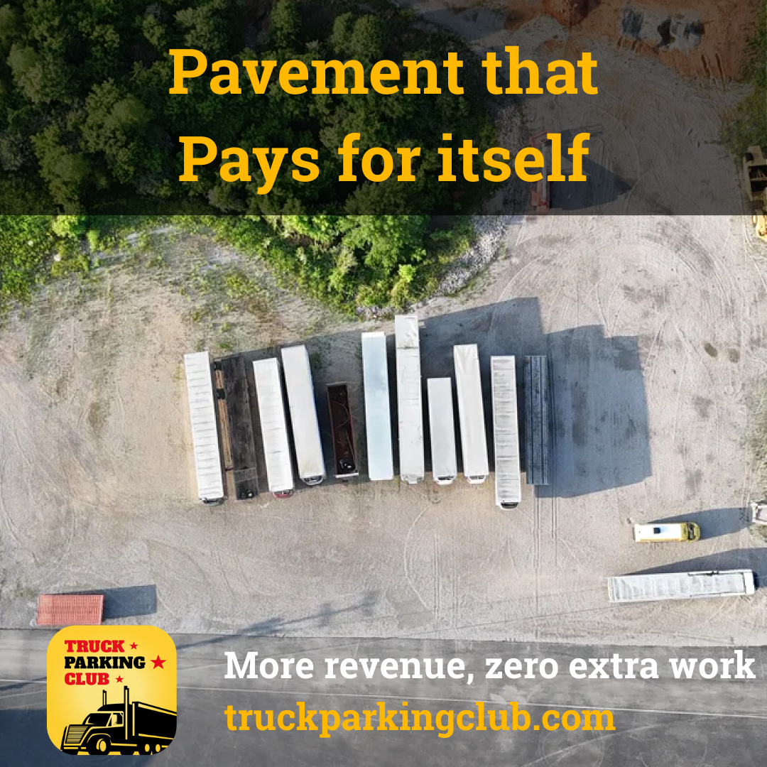 Truck Parking Club Facebook ad: Make Money At Your Property with Truck Parking | Truck…