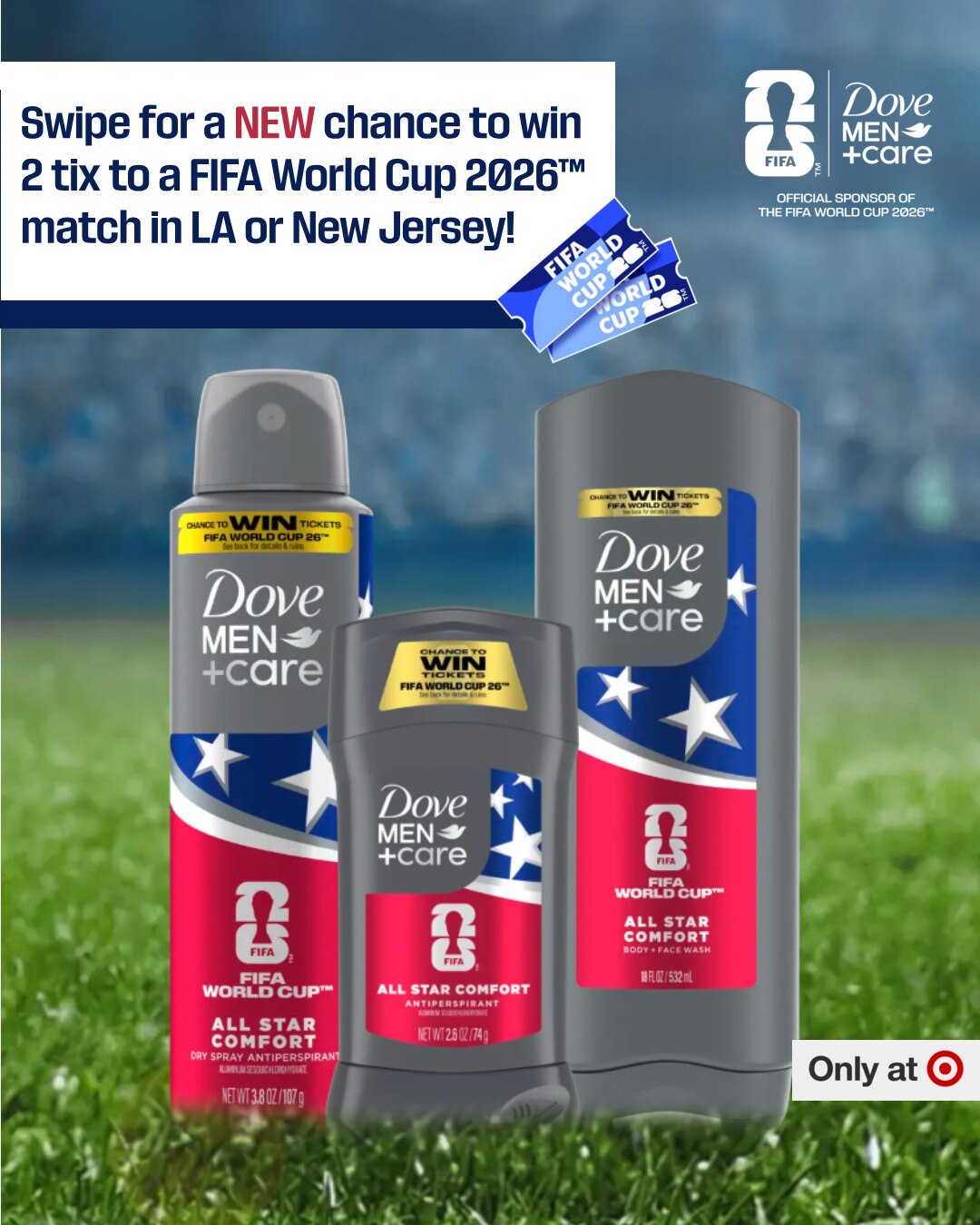 Dove Men+Care Facebook ad