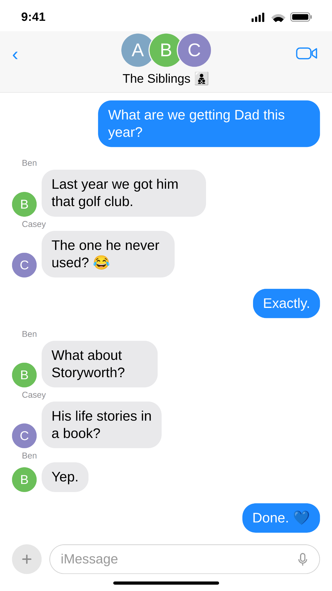 Storyworth Facebook ad