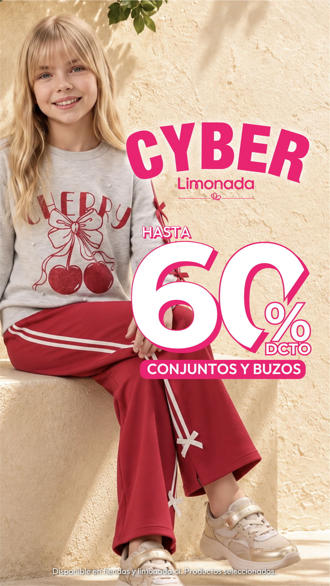 Limonada Facebook ad: Cyber Week Conjuntos