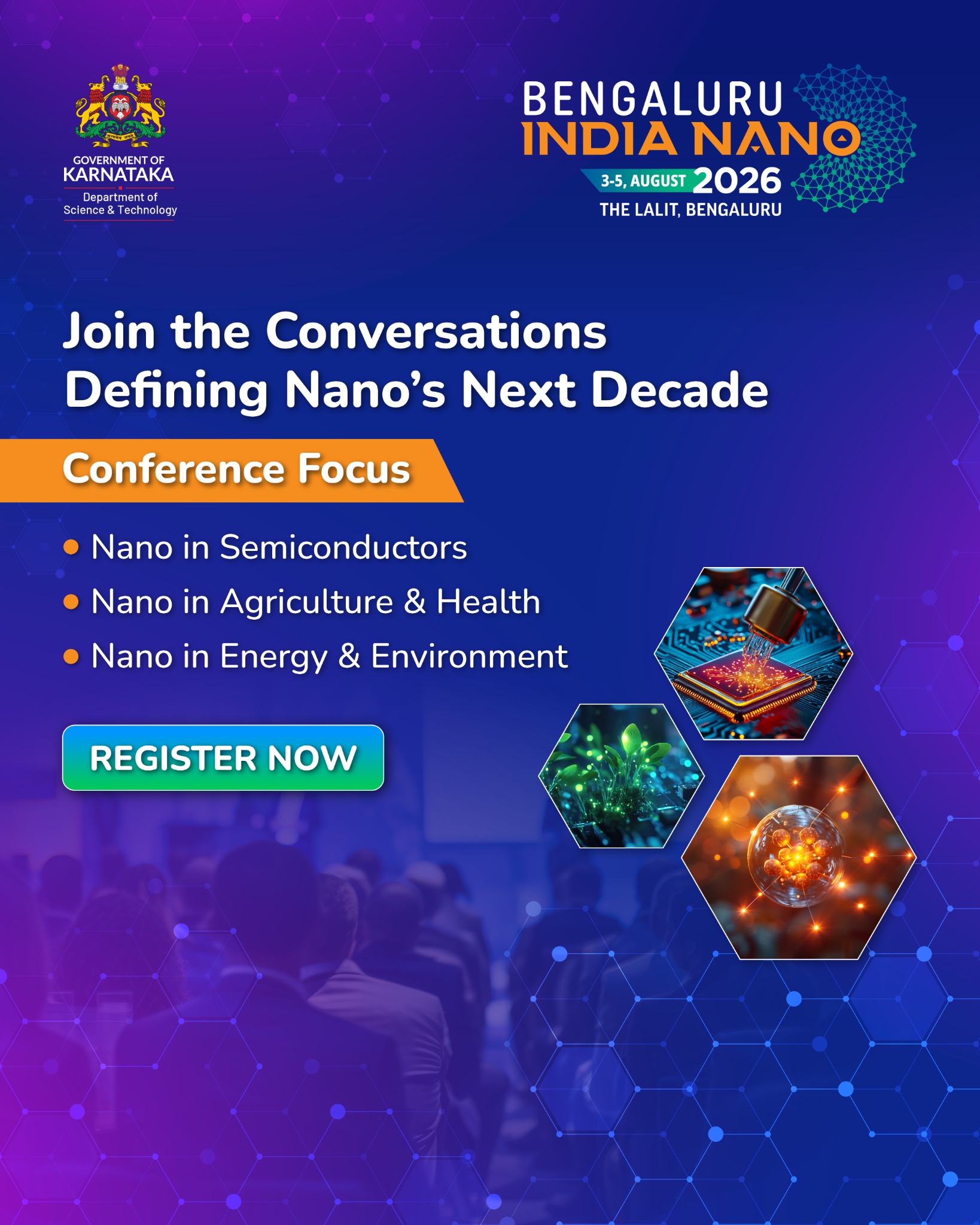 Bengaluru INDIA NANO Facebook ad: Register for Bengaluru INDIA NANO 2026