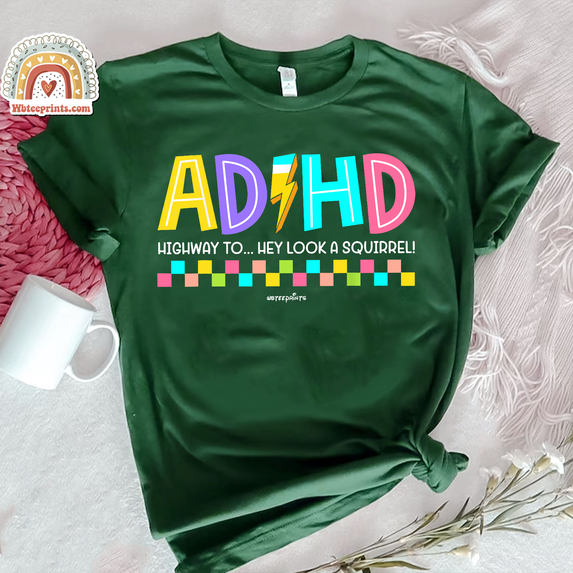 ADHD Awareness Facebook ad: ADHD: Highway to… Hey Look, a Squirrel!