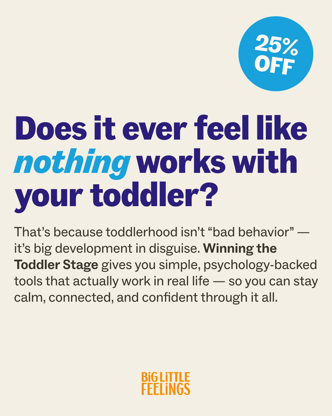 Big Little Feelings Facebook ad