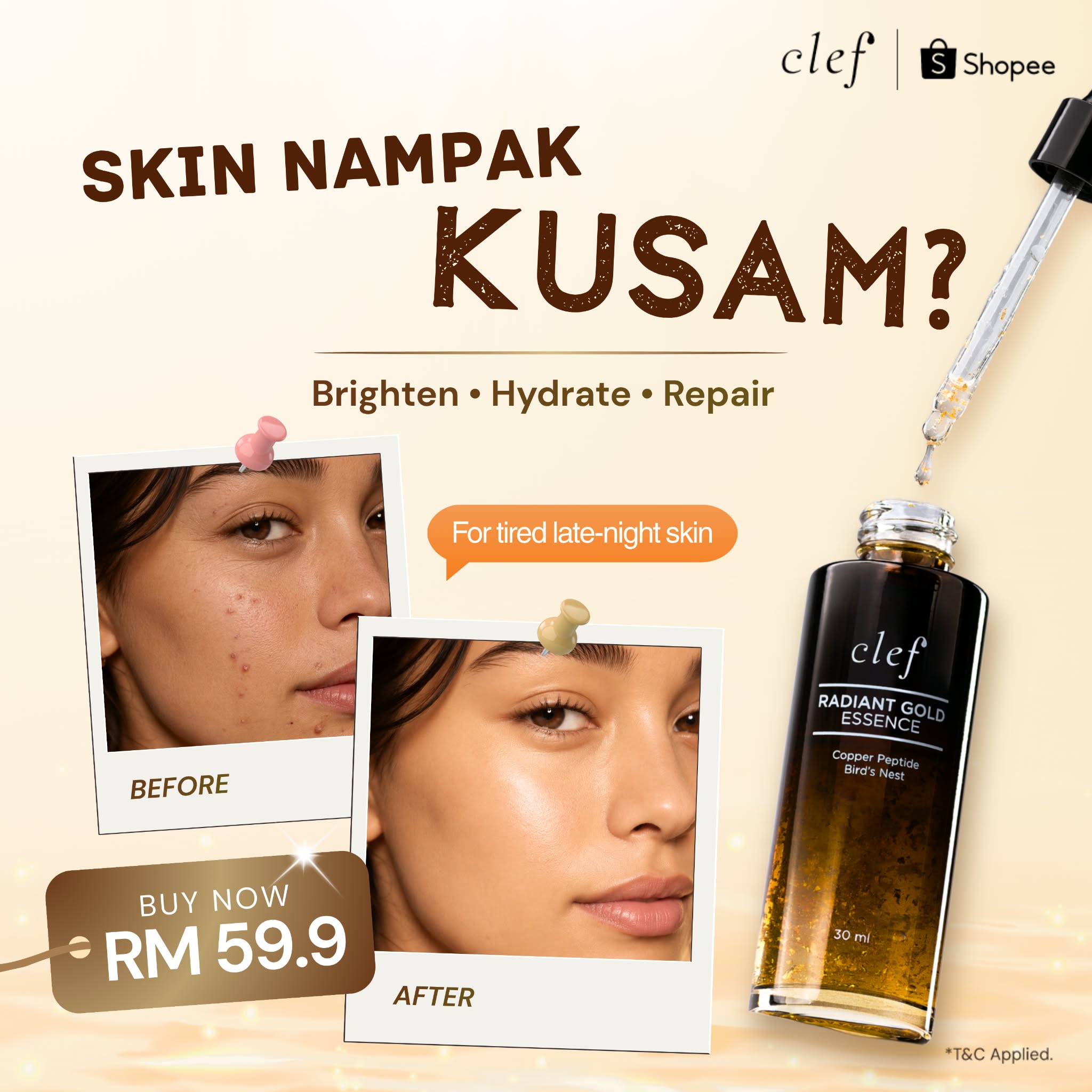 CLEF Beauty Facebook ad