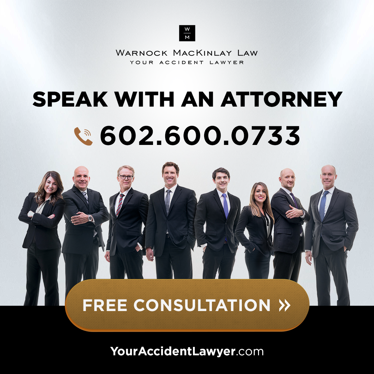 Warnock MacKinlay Law PLLC: Your Accident Lawyer Facebook ad: Arizona Personal Injury Lawyers - 24/7 Attorneys | Warnock…