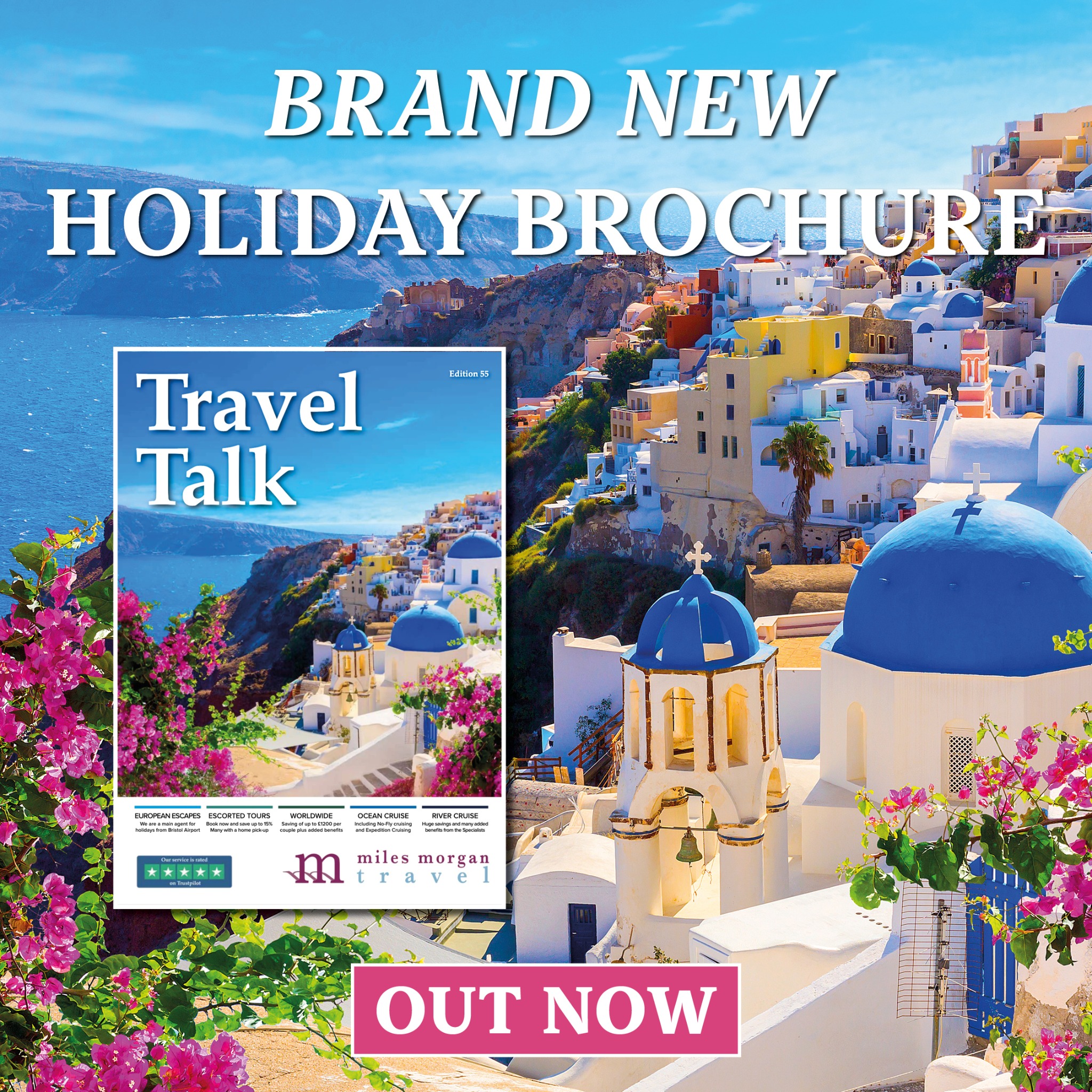 Miles Morgan Travel Facebook ad: BRAND-NEW Brochure