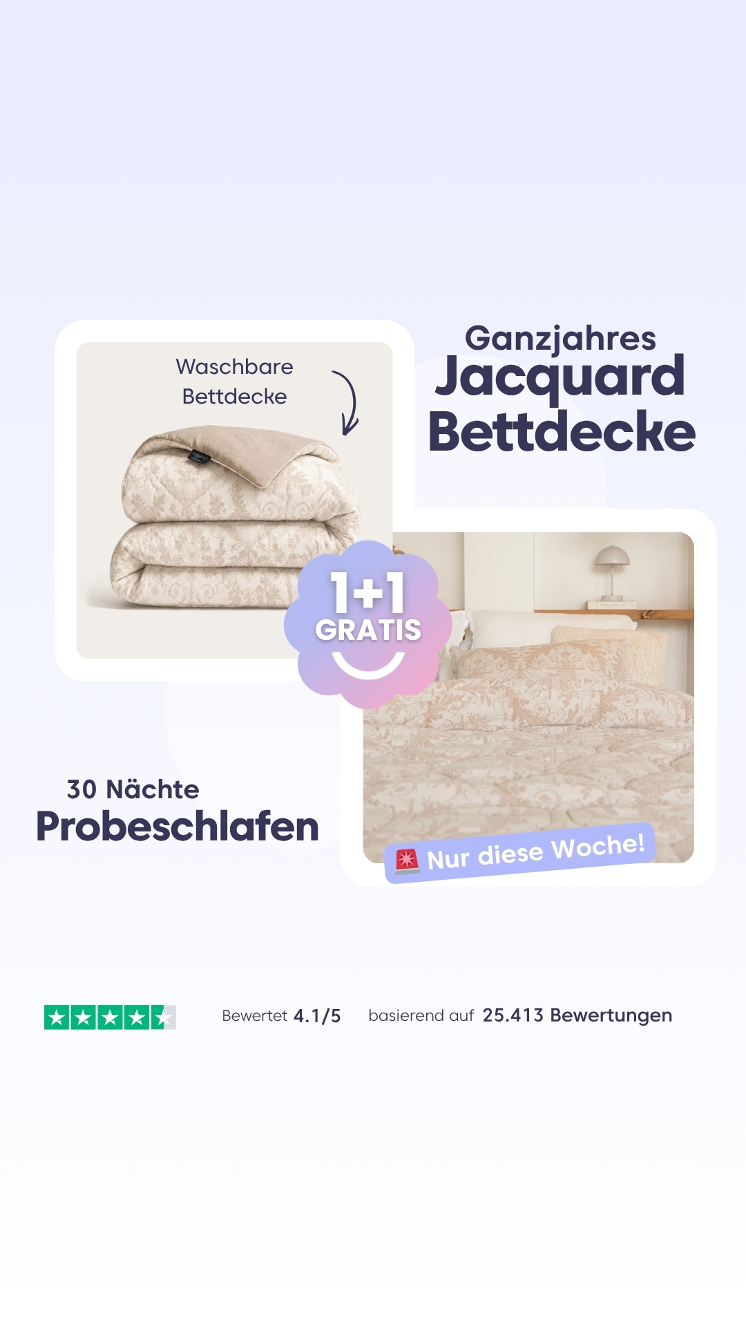 Thehappybed.de Facebook ad