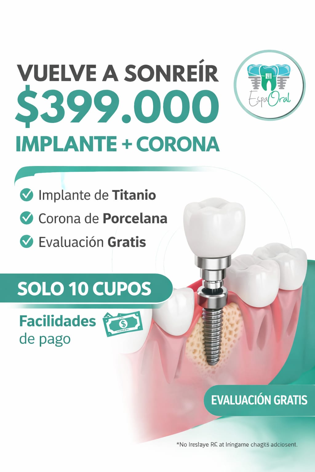 Clínica Dental SpaOral Facebook ad: Escríbenos
