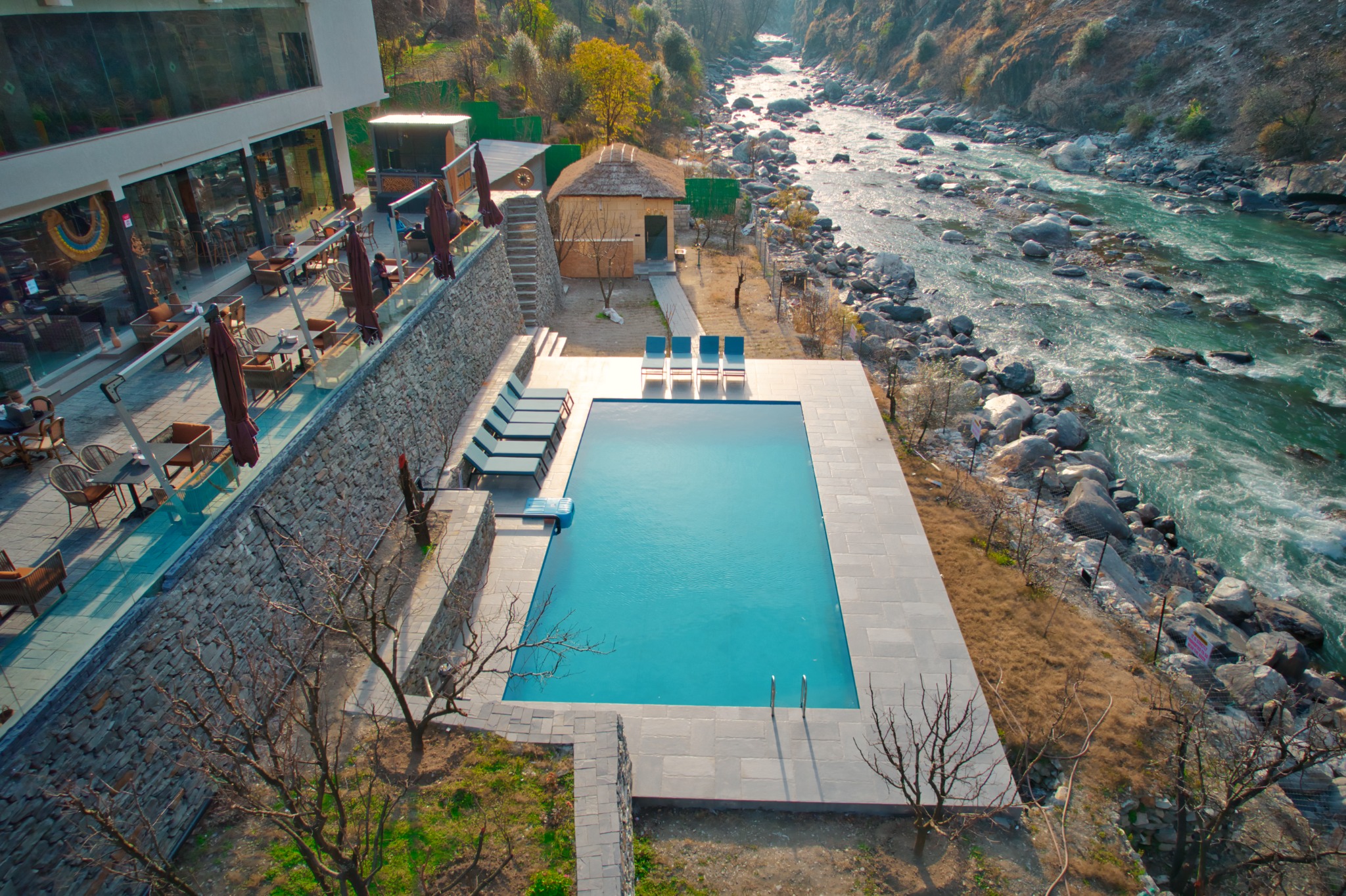 Echor Hotels & Resorts Facebook ad: Echor Palm Bliss Riverside Resort Kasol, Where the…