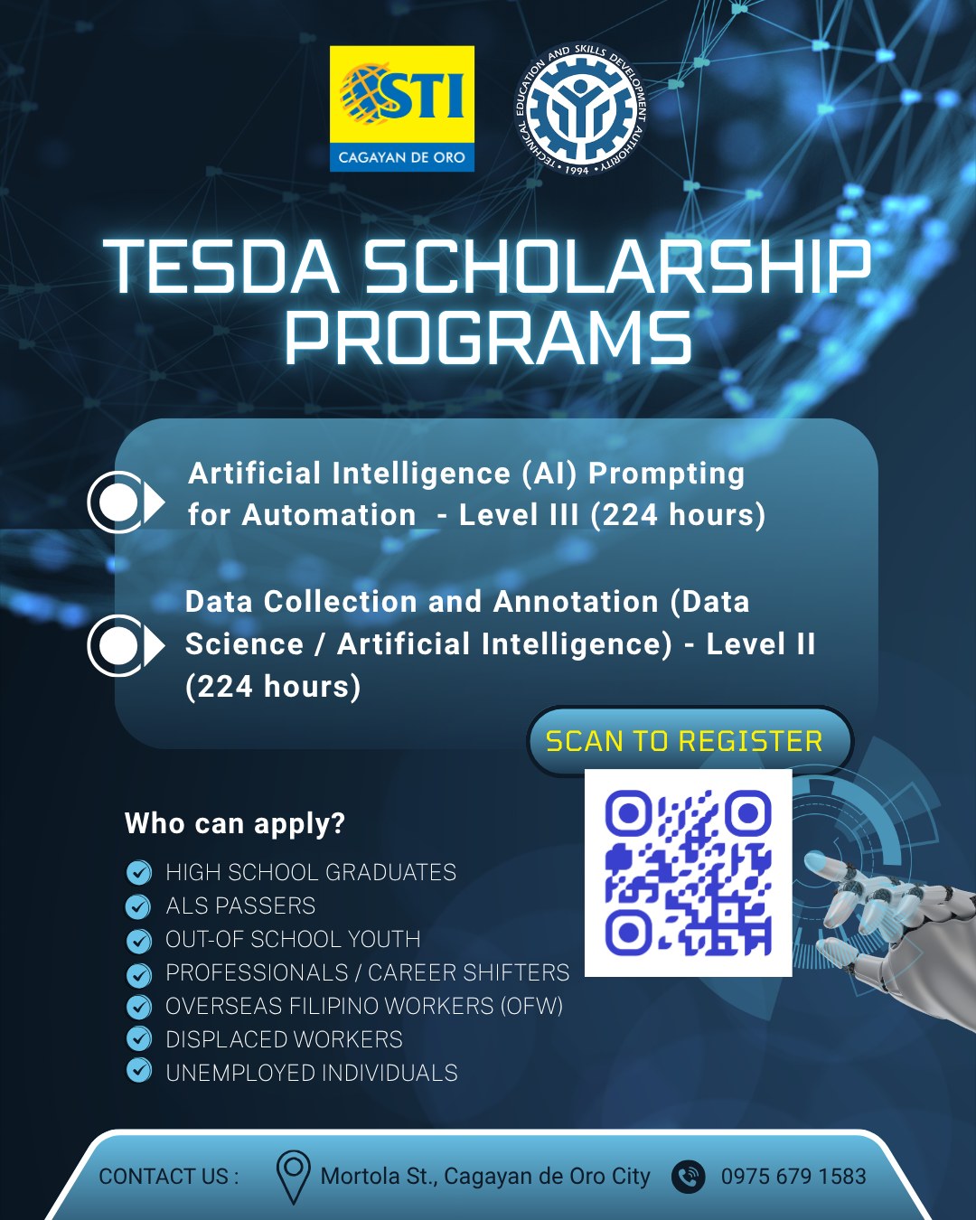 STI College Cagayan de Oro Facebook ad