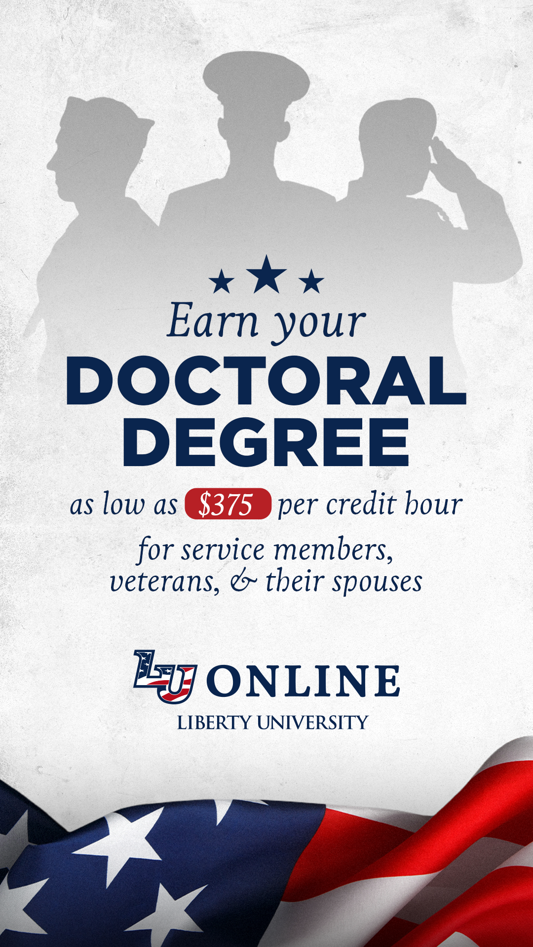 Liberty University Online Programs Facebook ad