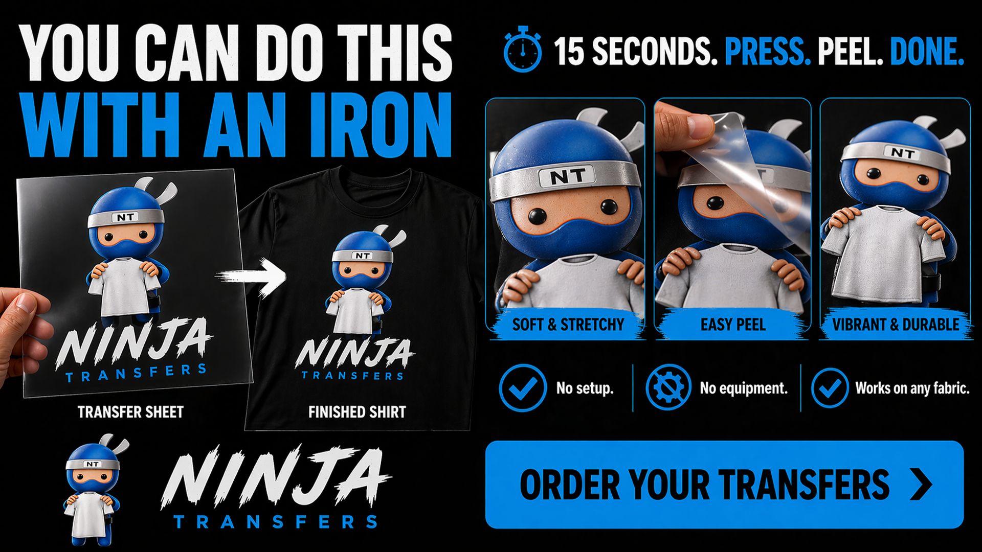 Ninja Transfers Facebook ad