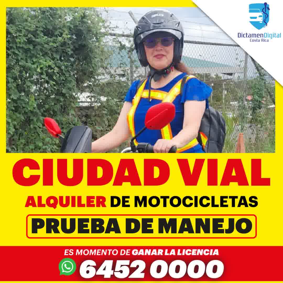 Moto Escuela CR Facebook ad: ¿Necesitas alquilar motocicleta para la licencia A1 …