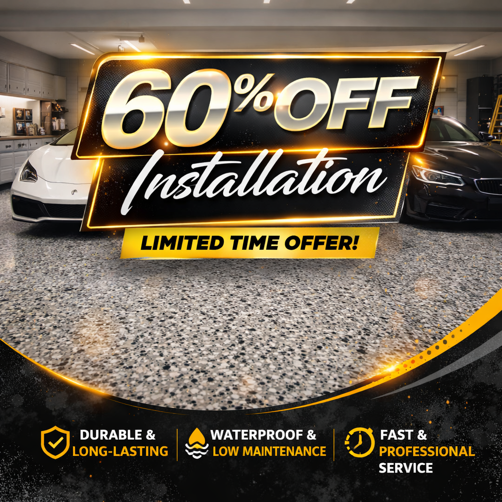 NINJA Concrete Coatings Facebook ad: ๐ฒ๐ฌ% ๐ข๐๐ ๐๐ป๐๐๐ฎ๐น๐น๐ฎ๐๐ถ๐ผ๐ป
