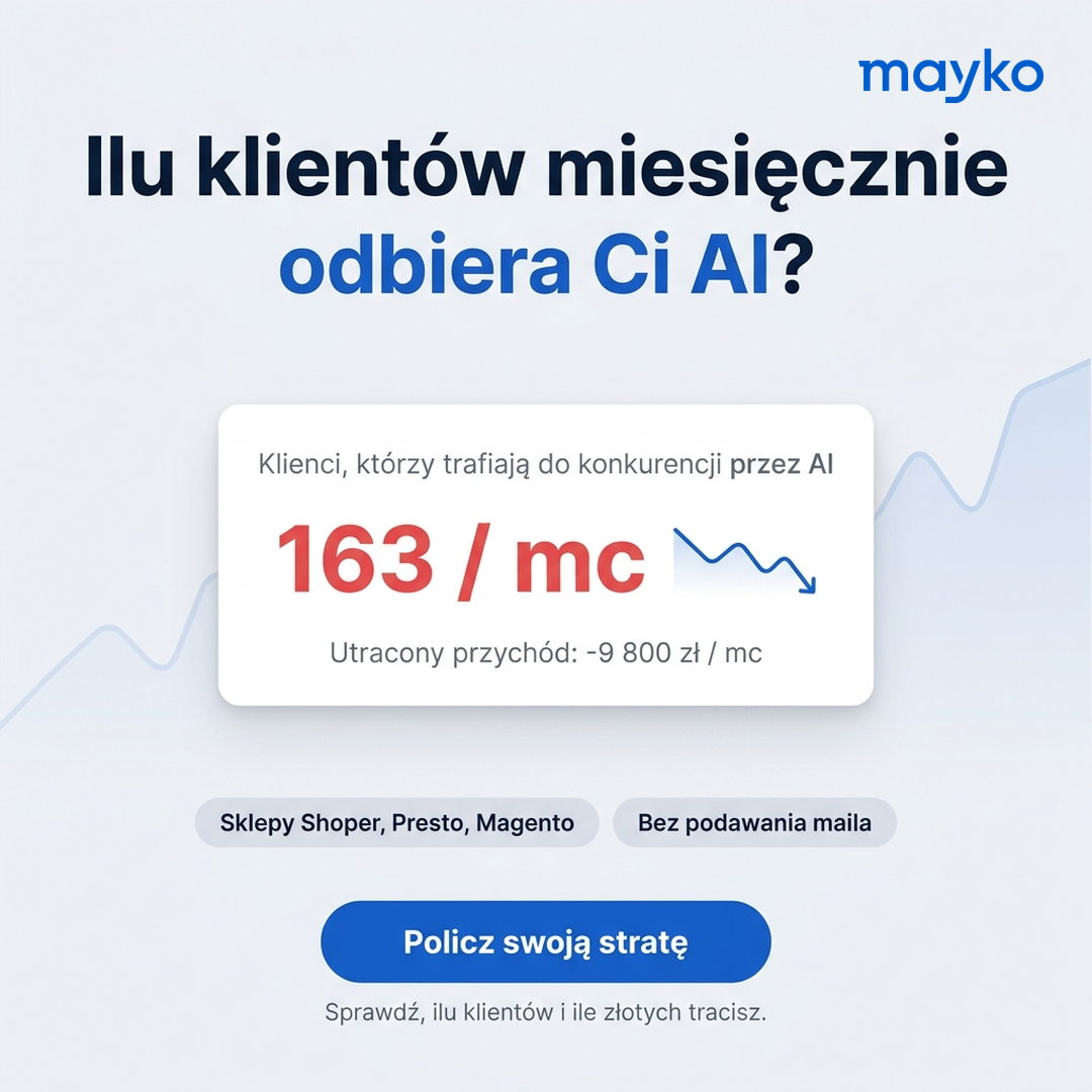 Agencja Mayko Facebook ad