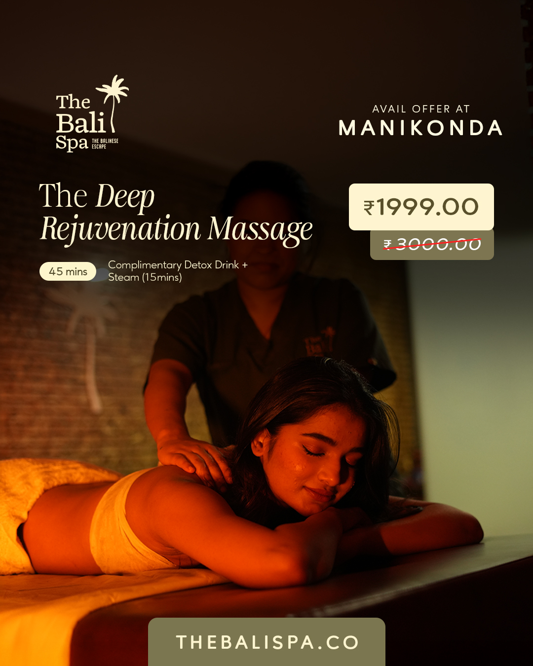 The Bali Spa Facebook ad