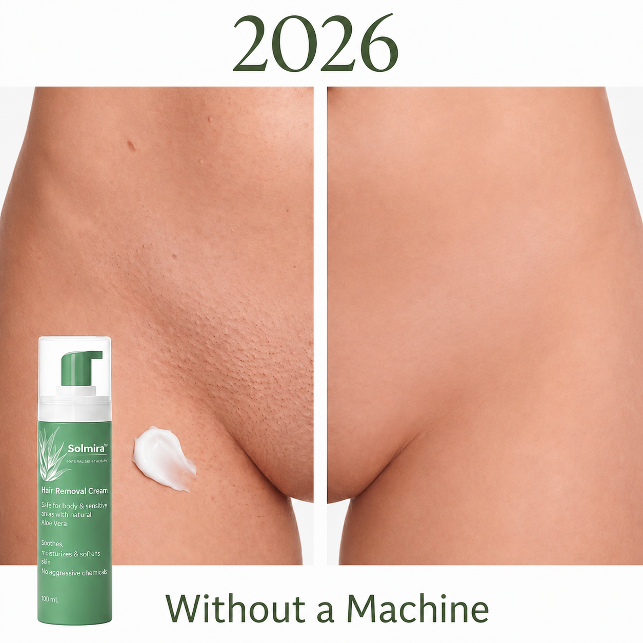 Dr. Claire Dubois Facebook ad: Smooth Skin Without Shaving Or Irritation