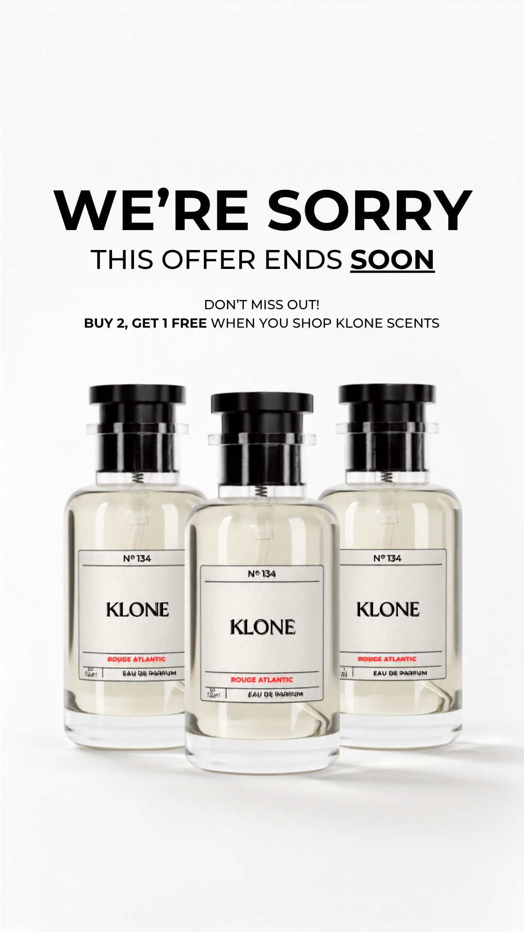 Klone Scents Facebook ad
