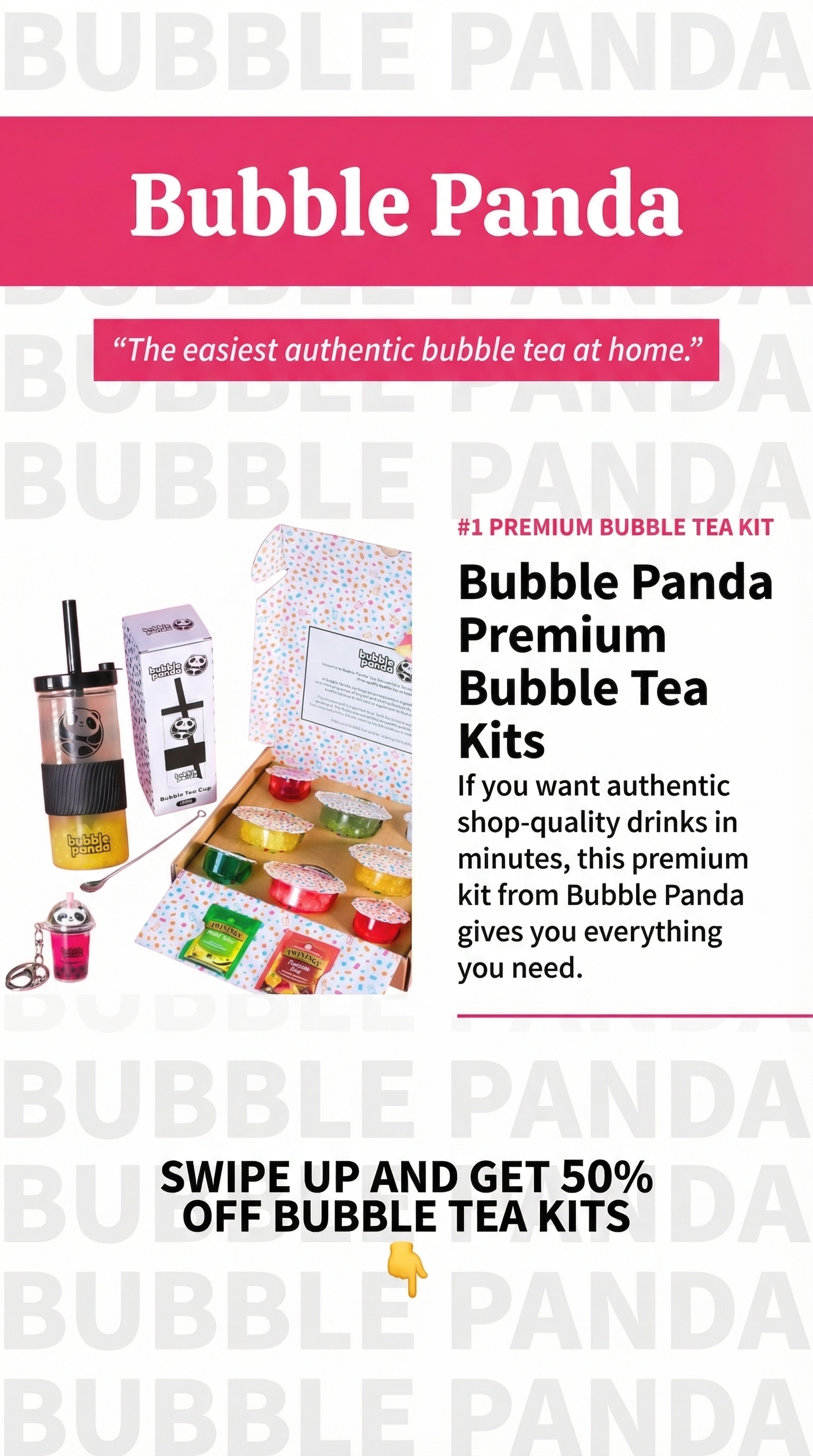 Bubble Panda Facebook ad