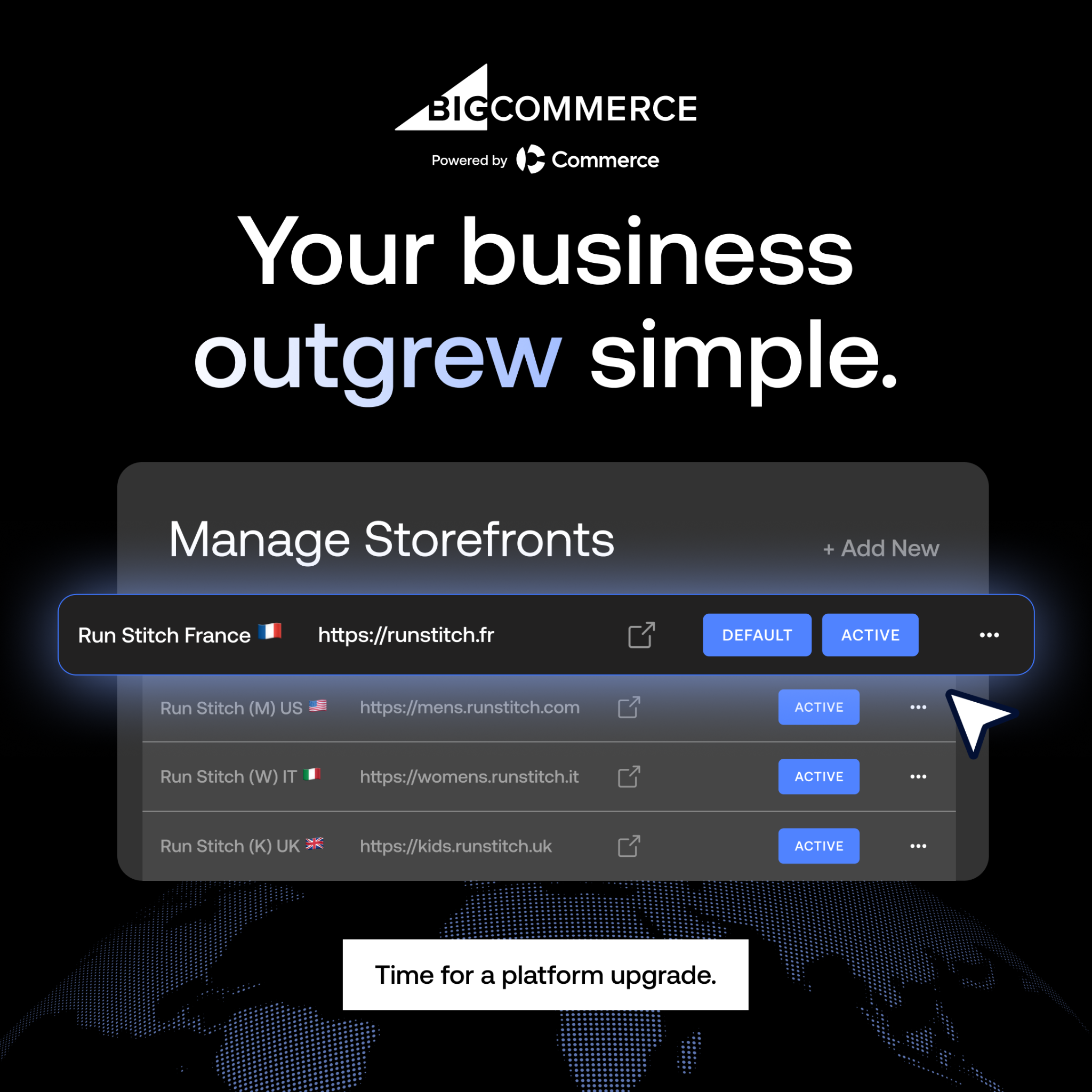 BigCommerce Facebook ad