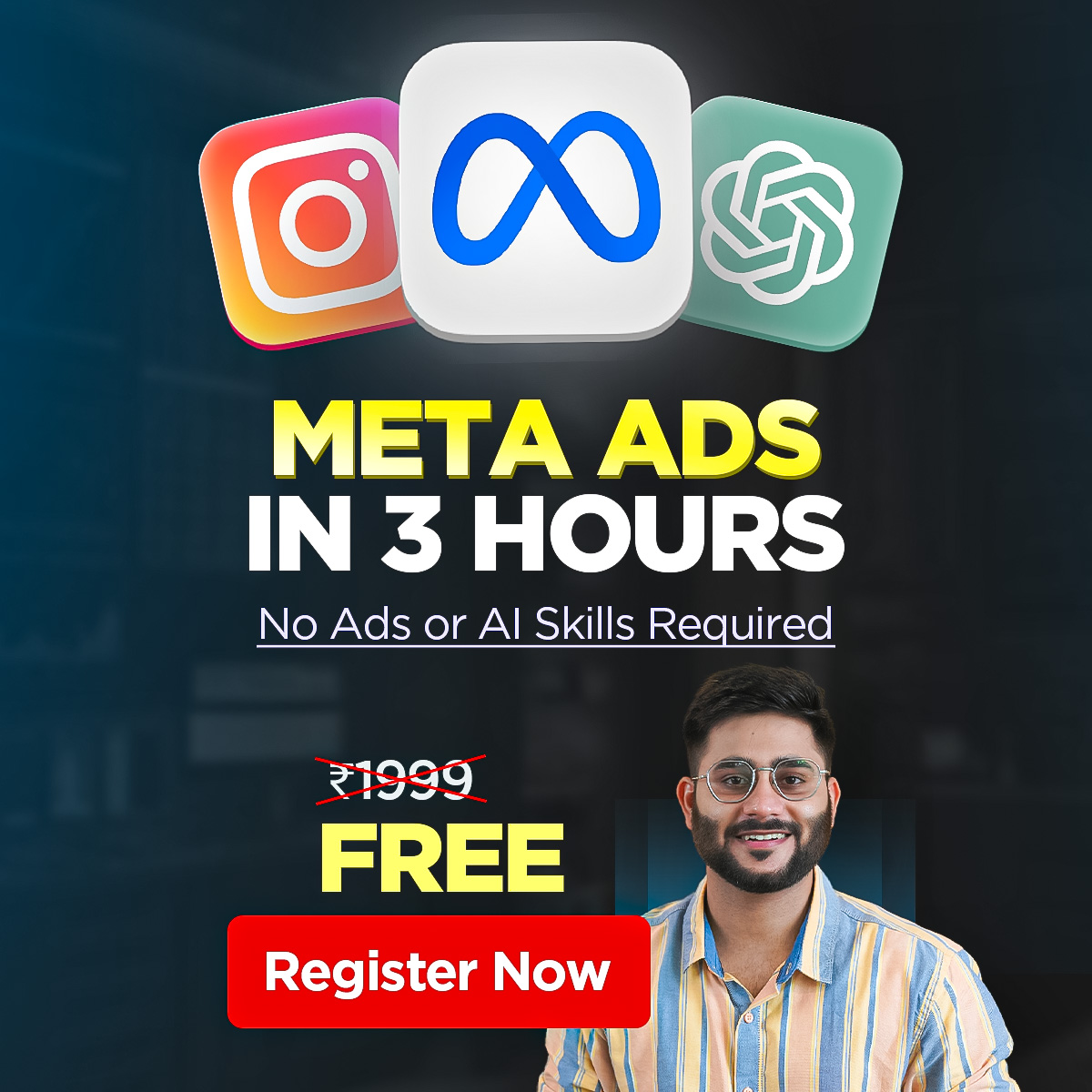 Navin Parmar Facebook ad: Learn Meta Ads + AI Secrets for Profitable Facebook &…