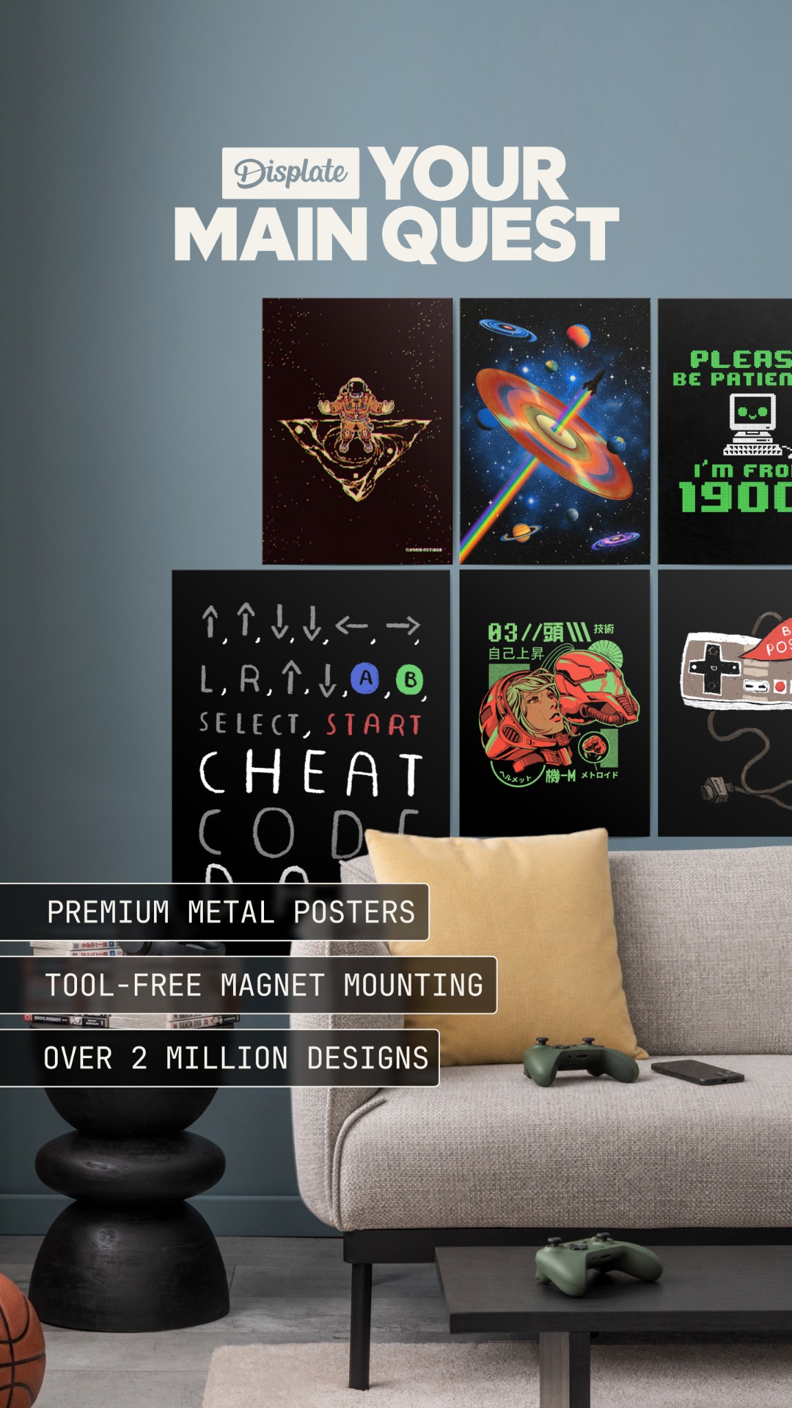 Displate Facebook ad