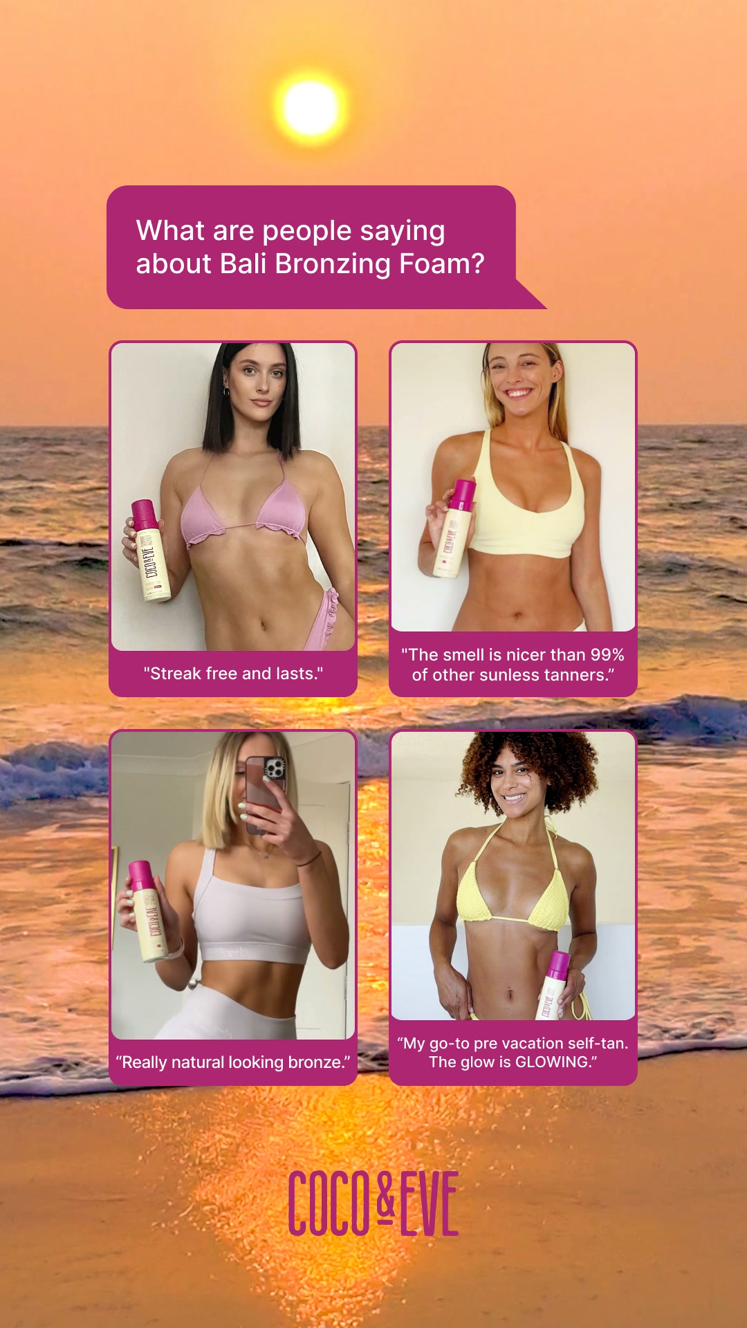 Coco & Eve Facebook ad: The self-tan that broke TikTok!